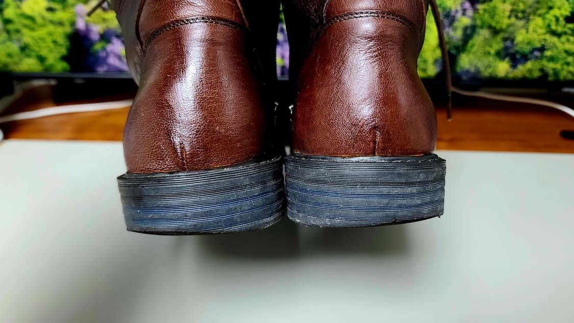 탠디 옴므 천연가죽 레이스업 부츠 (265E), 다크 브라운 상품이미지3