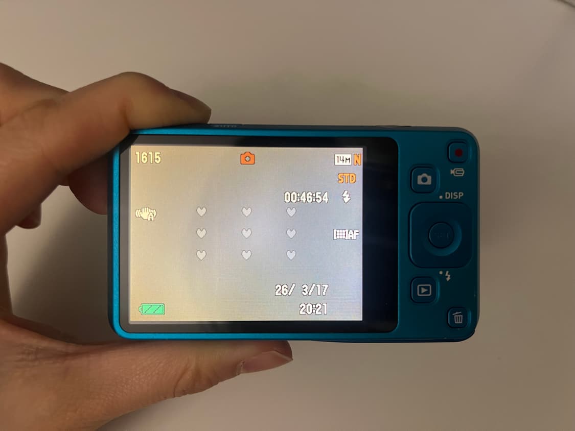 풀박 카시오 엑슬림 ex-z800 블루 작례o 빈티지 디카 후지필름 삼성 상품이미지5