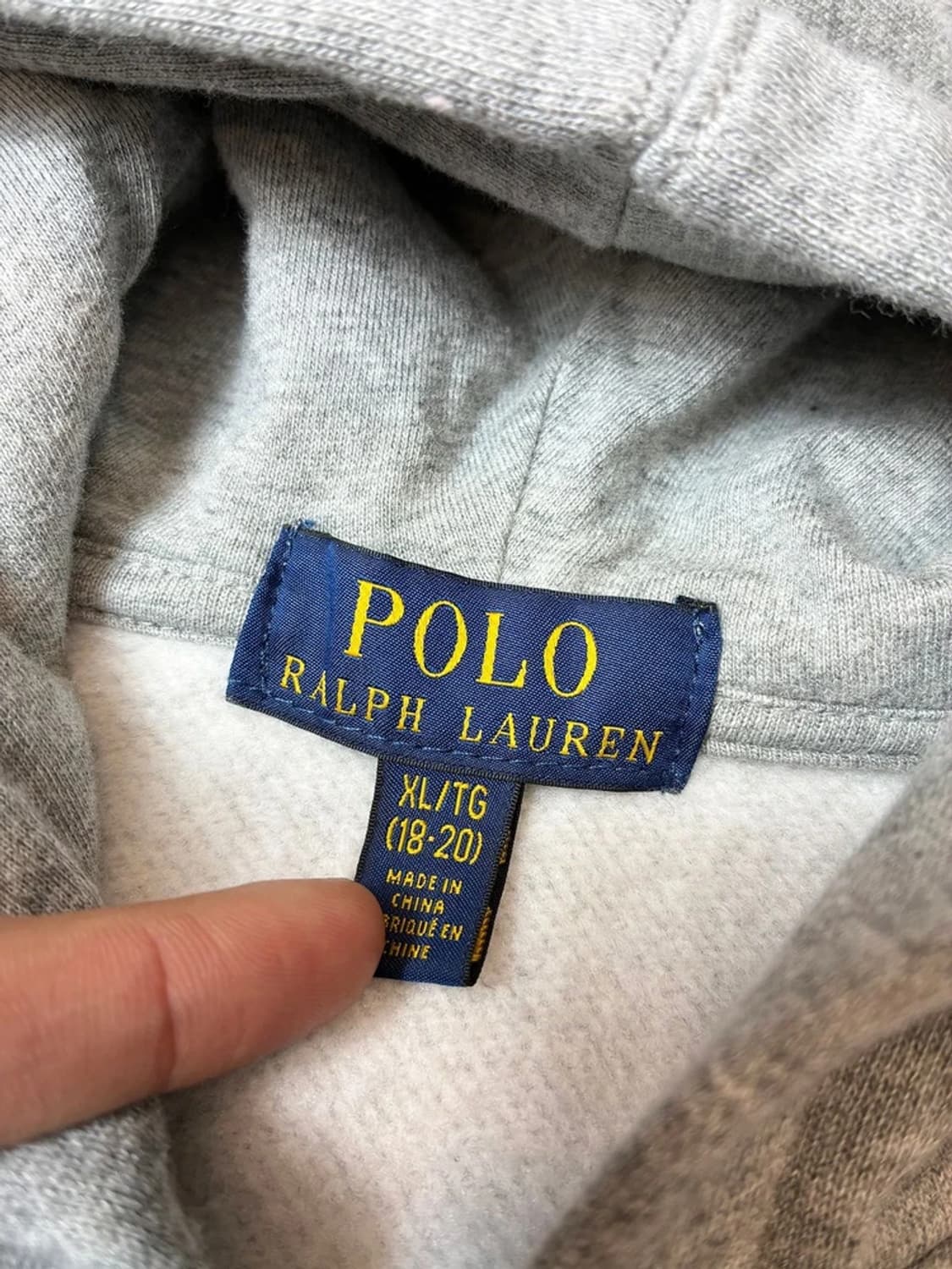 폴로 랄프로렌 베이직 로고 후드 집업 PN8649 상품이미지6