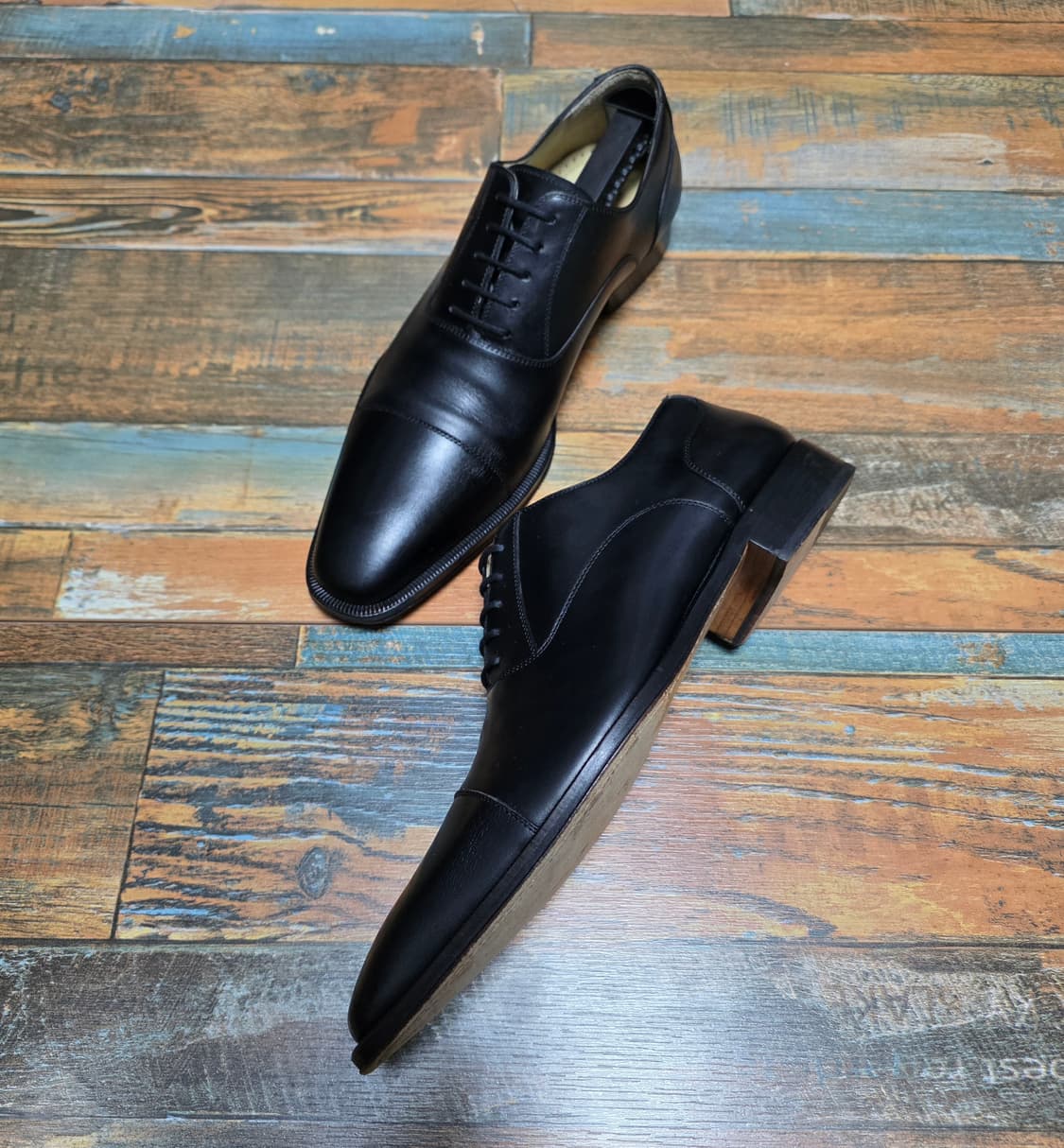 맥나니 블랙 가죽 옥스포드 슈즈 / 8반 (270) 상품이미지3