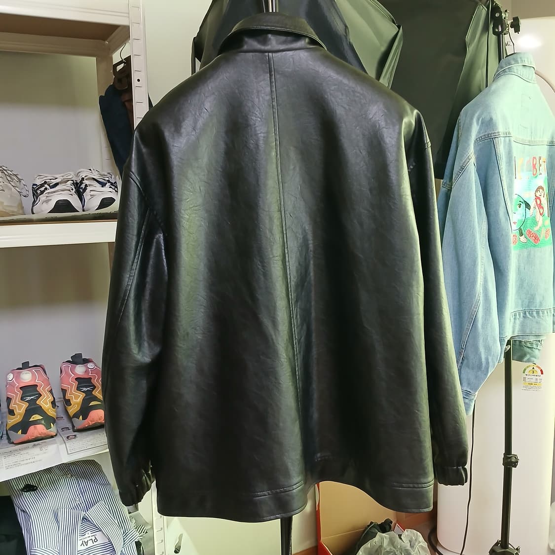 object 오브젝트 가죽 레더 라이더 자켓 상태좋음 상품이미지6