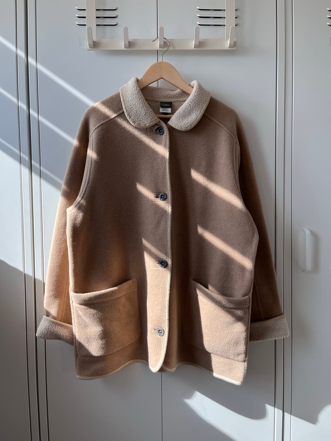 L.L.Bean 엘엘빈 후리스 배색 코트 상품이미지1