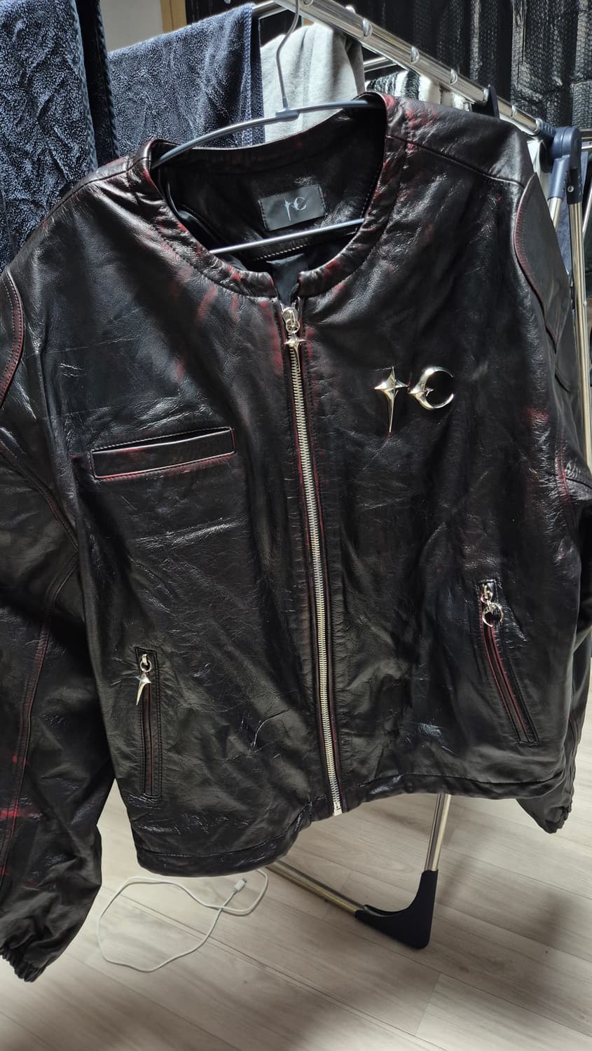 떠그클럽 26ss 미출시 가죽 자켓 상품이미지1