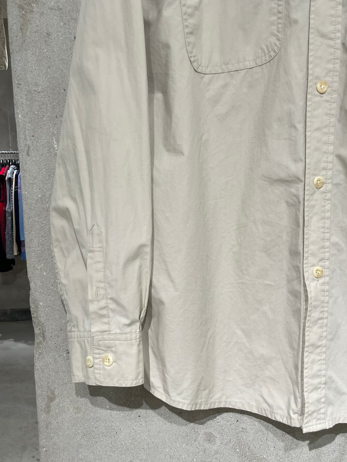 챔피온 라이트 베이지 트윈 포켓 워크 셔츠 상품이미지4