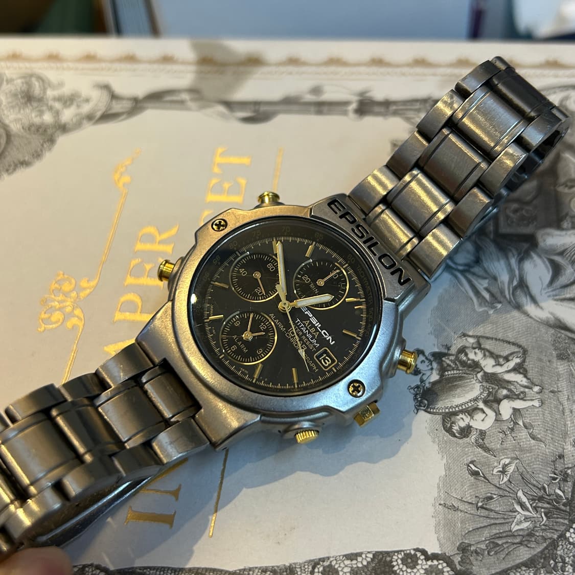 96년 발매) Seiko Epsilon 세이코 엡실론 티타늄 빈티지 상품이미지2