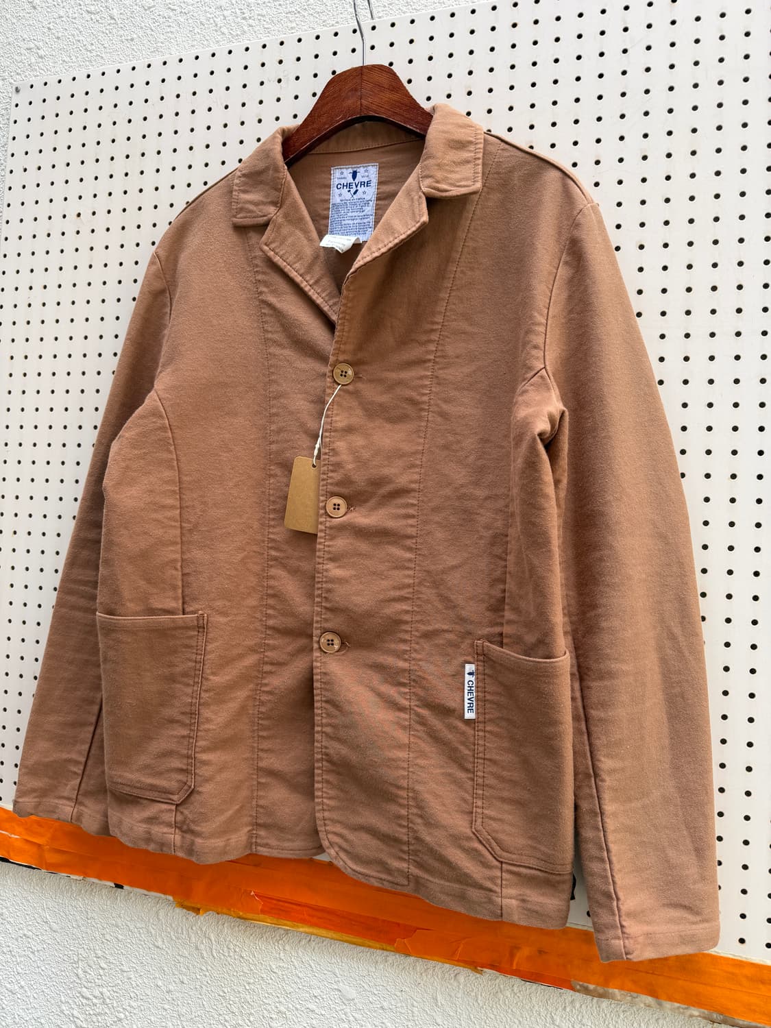 CHEVRE BROWN MOLESKIN 브라운 몰스킨 프렌치 워크자켓 상품이미지4