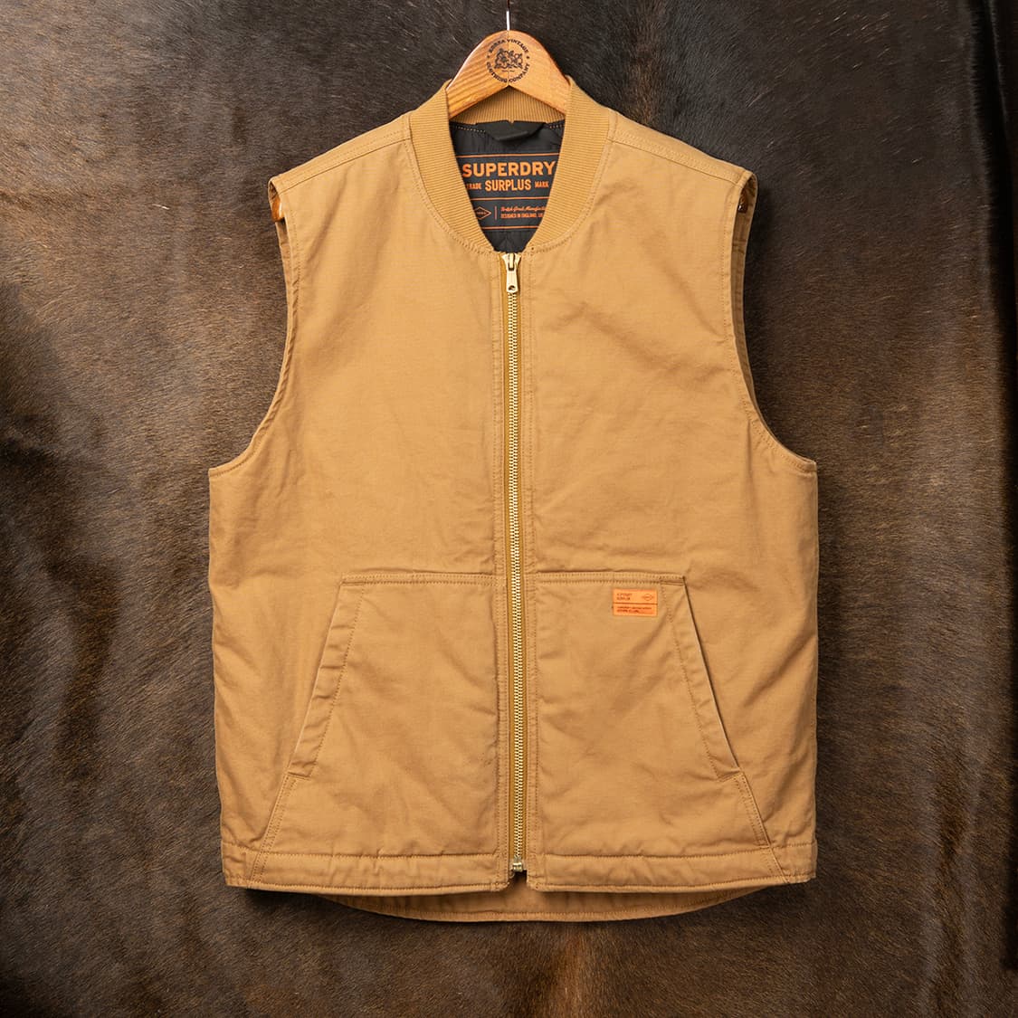 [XL] 슈퍼드라이 SUPERDRY 캔버스 워크 베스트  상품이미지1