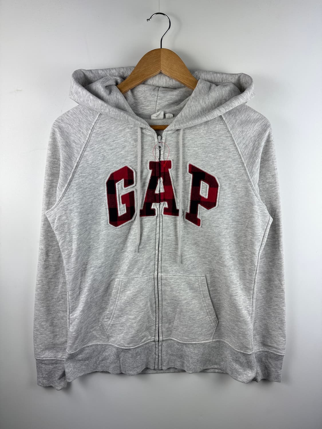 갭 레드체크 후드집업1697 상품이미지1