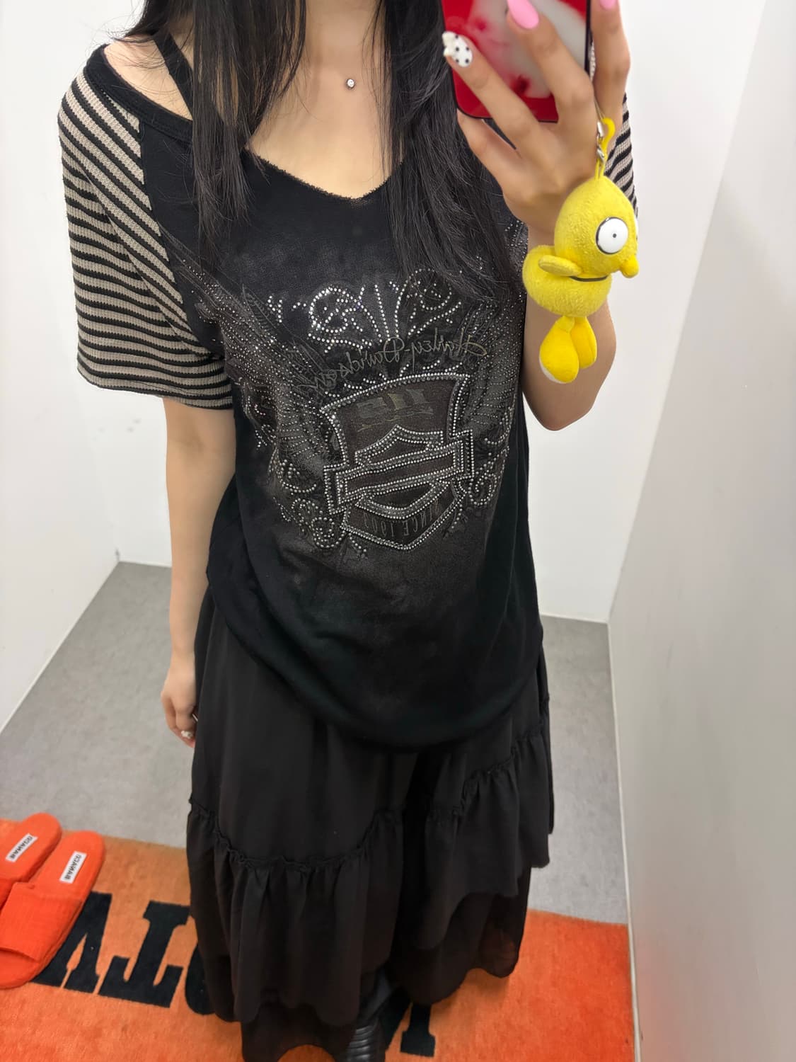 할리데이비슨 글리터 디테일 반팔티 상품이미지6