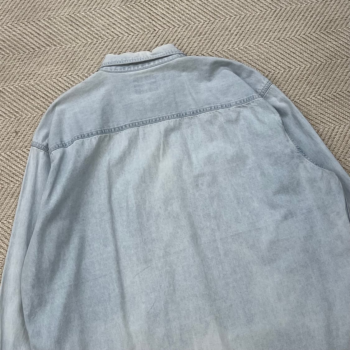 리 자수 데님셔츠 r2283 상품이미지4