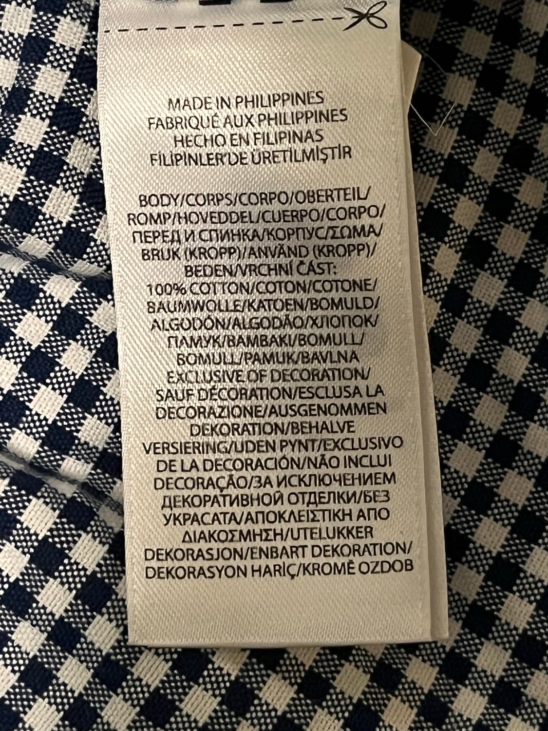 랄프로렌 깅엄체크 셔츠 M 상품이미지5