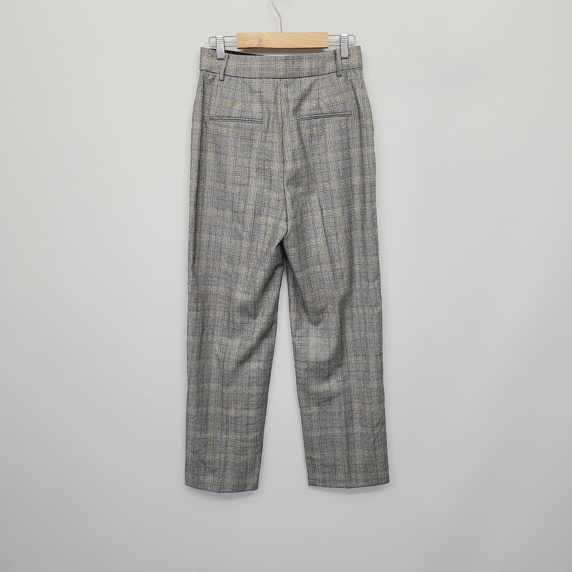 미샤 이태리 세루티 울100 체크자켓 팬츠셋업 수트세트(상의55하의66) 상품이미지6