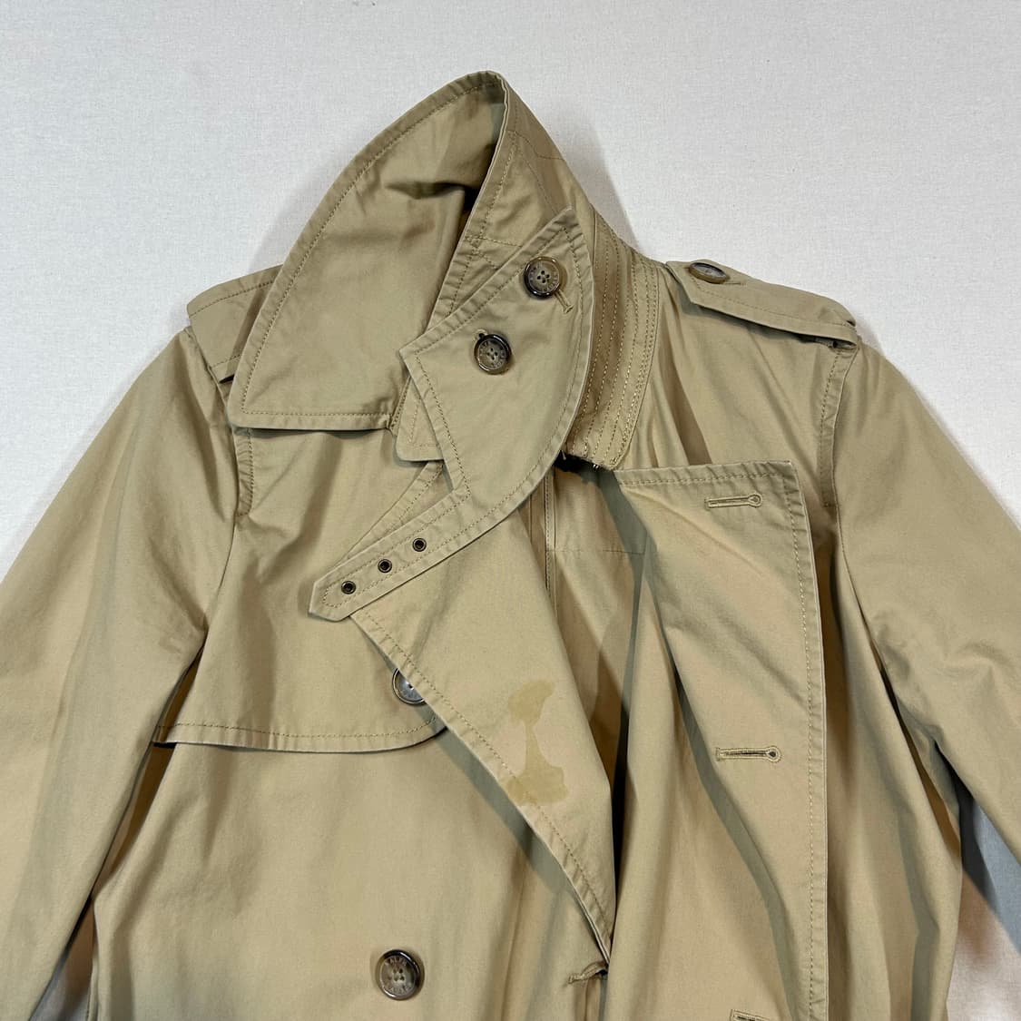 여S) 폴로 랄프로렌 베이지 벨티드 트렌치코트 상품이미지3