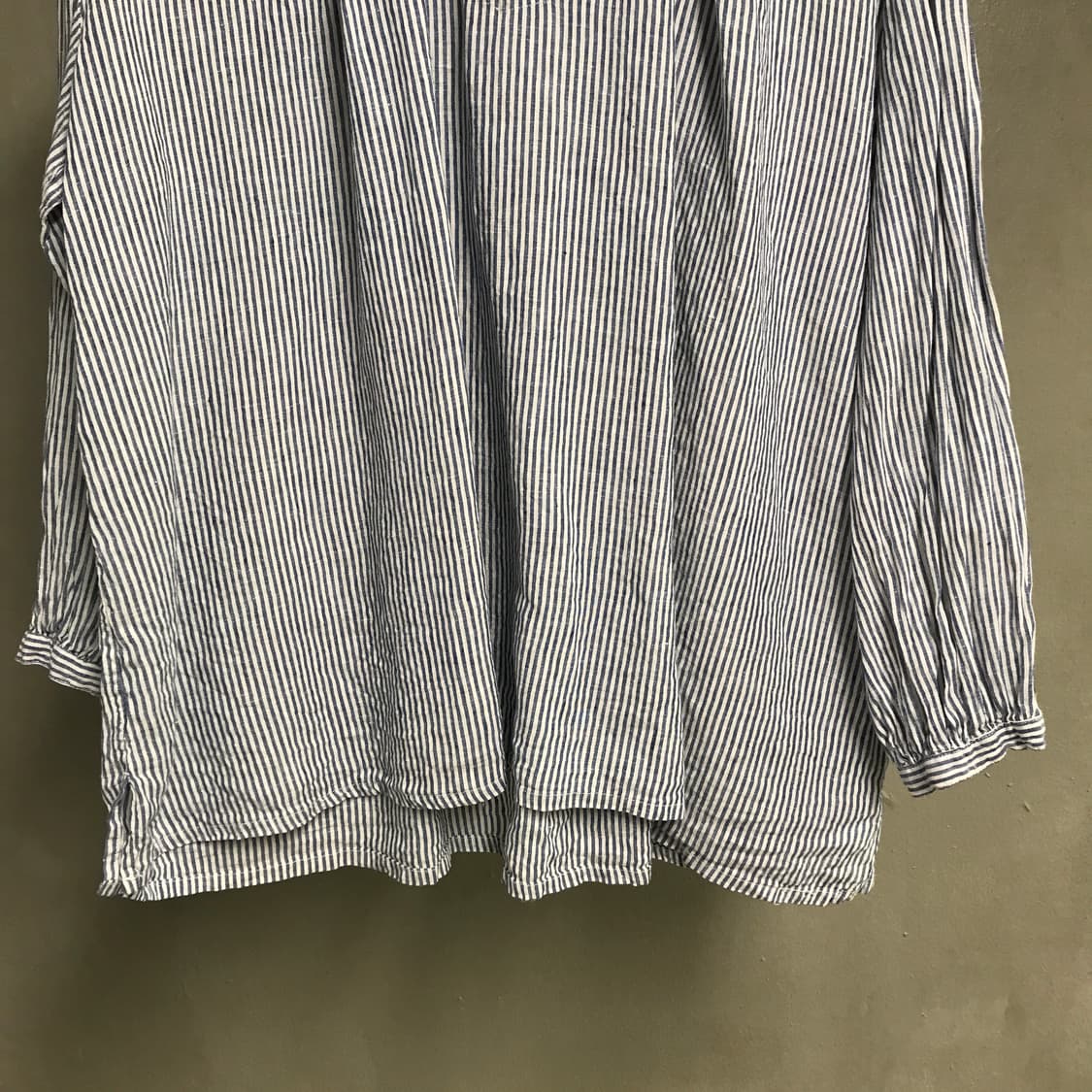 주카 스트라이프 블라우스 F(W) 상품이미지3