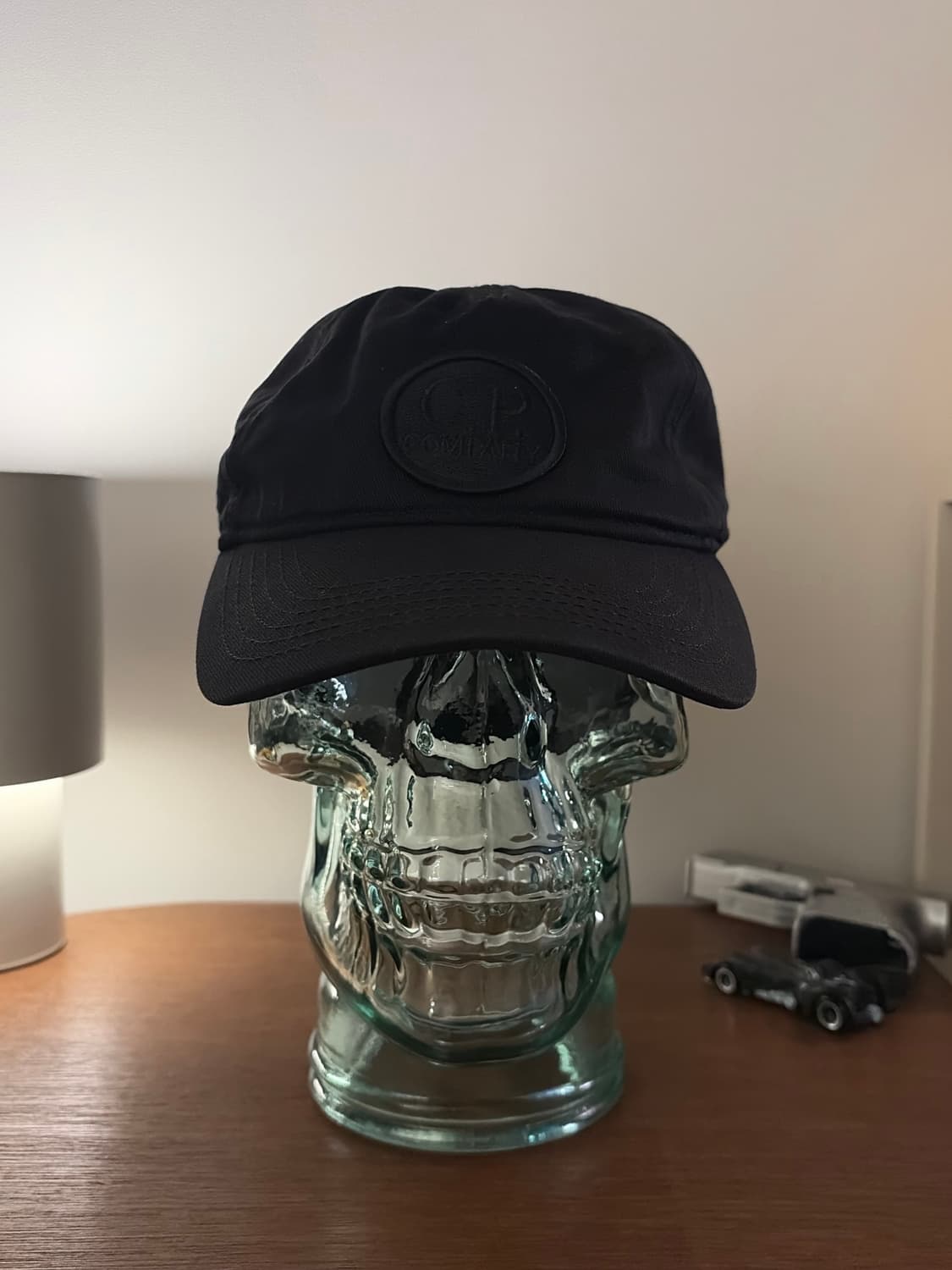 18ss 올드 CP 컴퍼니 고글캡 패치 블랙 볼캡 L (58) 상품이미지3