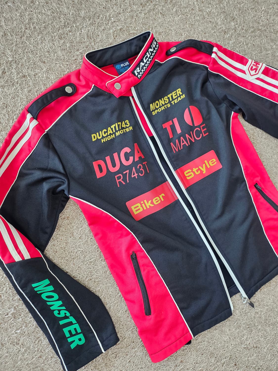 일본(L-95)두가티 빈티지 바이크 라이딩 자켓  상품이미지1