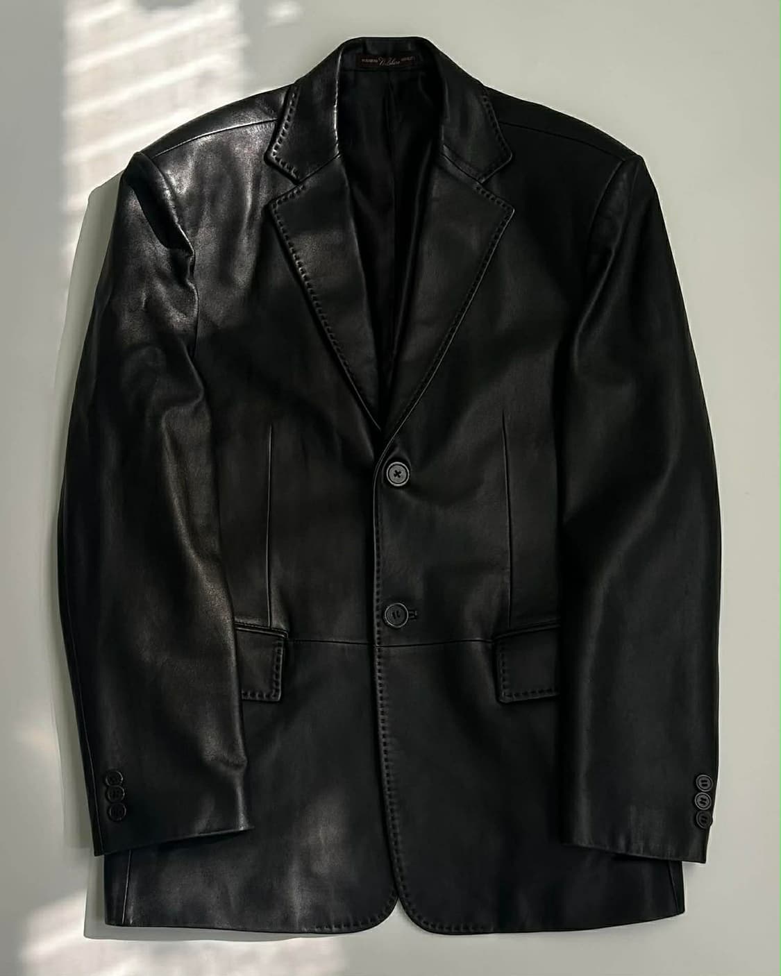 [100] Wilshire 프리미엄 양가죽 2B 테일러드 블레이져 자켓 상품이미지1