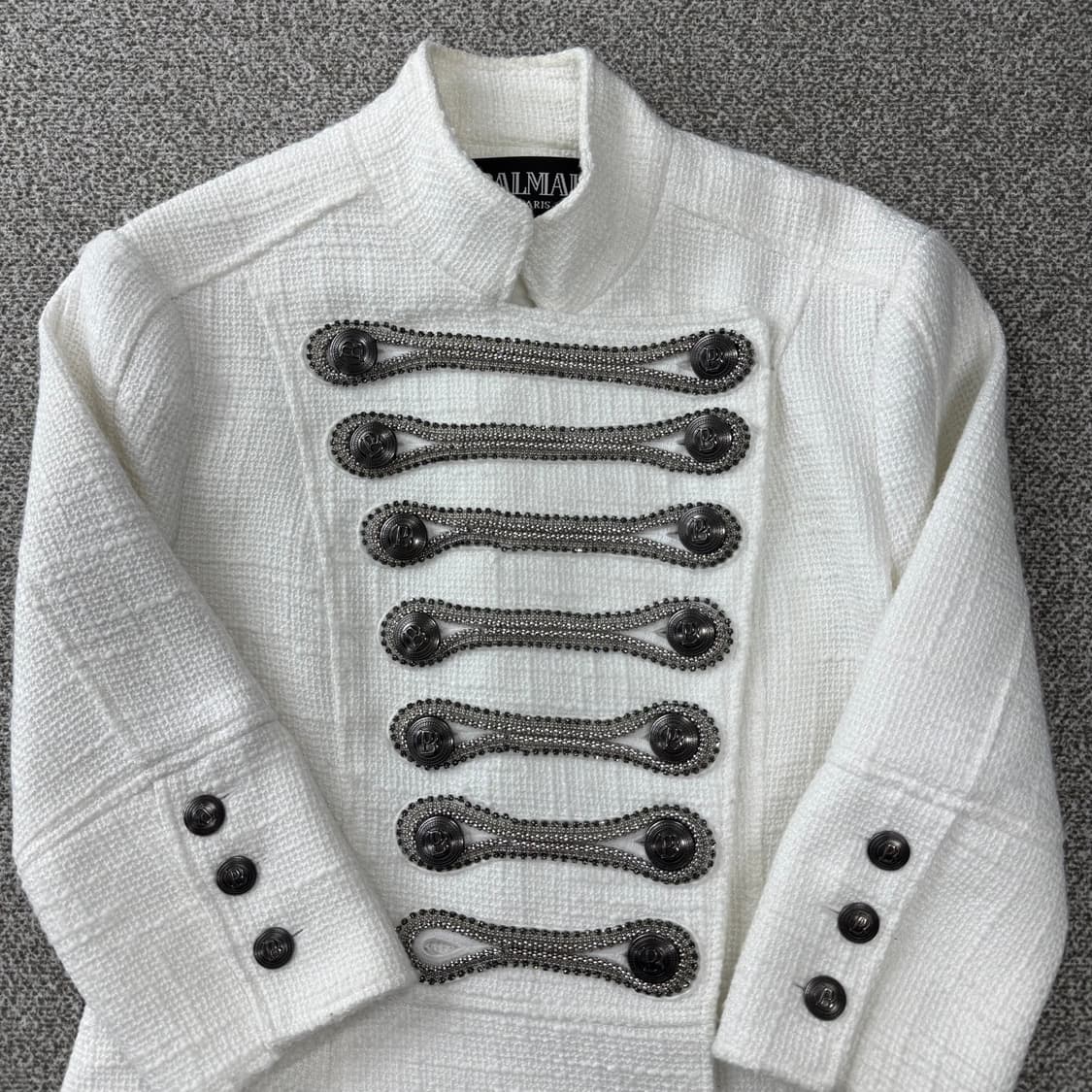 발망 밀리터리 트위드 자켓  상품이미지4