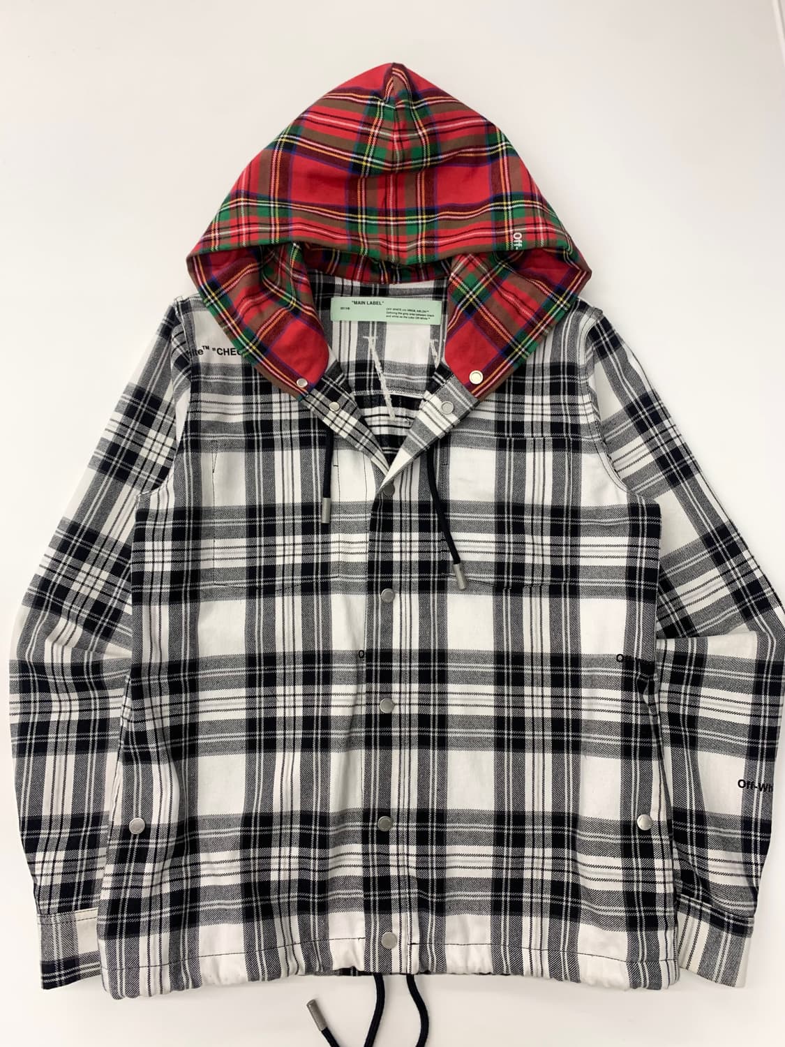Off White 오프화이트 18SS 체크 플란넬 셔츠 자켓 상품이미지2