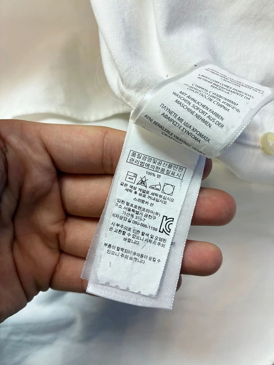 폴로 랄프로렌 우먼스 보이프렌드핏 옥스포드 셔츠 PN5813    상품이미지8