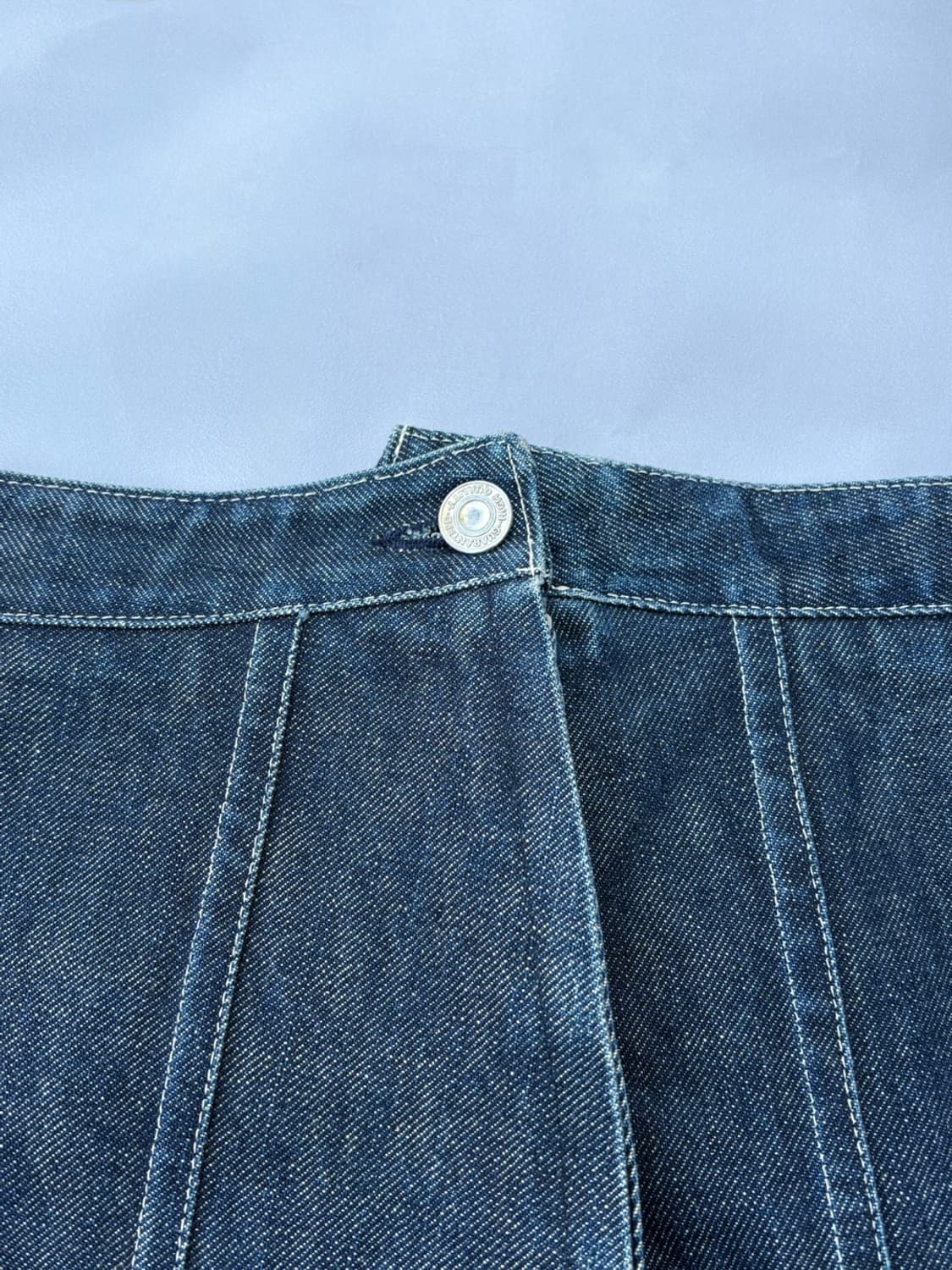 Denim pleats skirt 상품이미지5