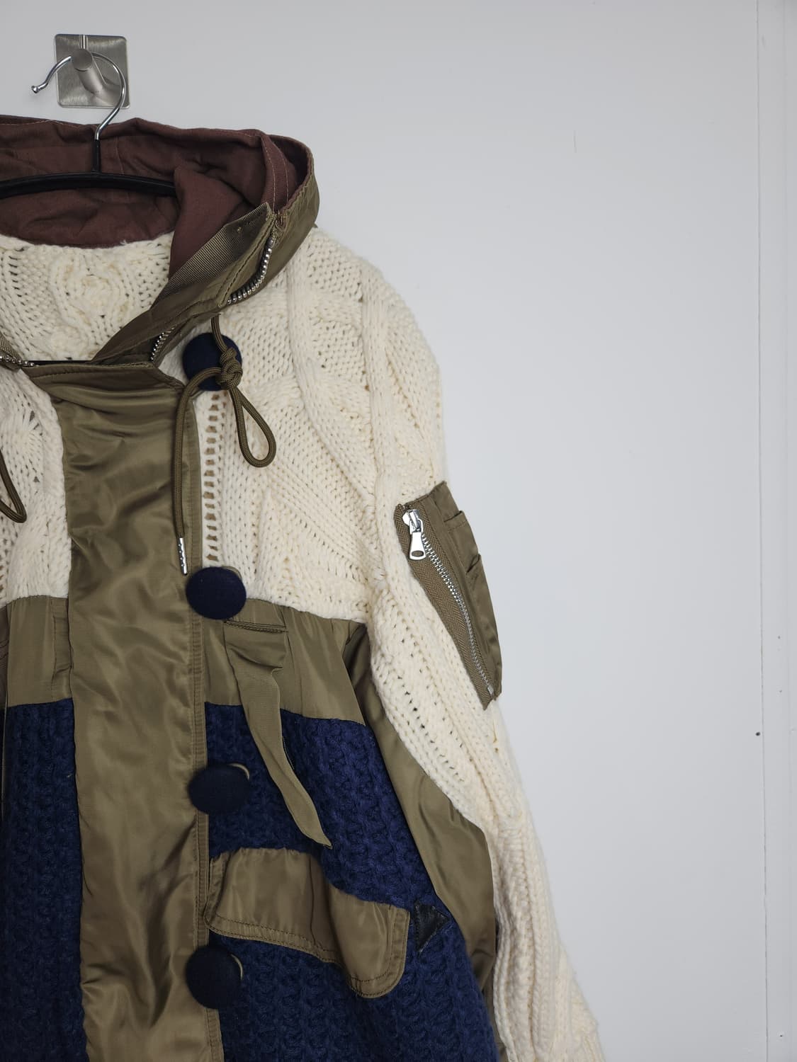 스웨터 야상 후드 점퍼 상품이미지8