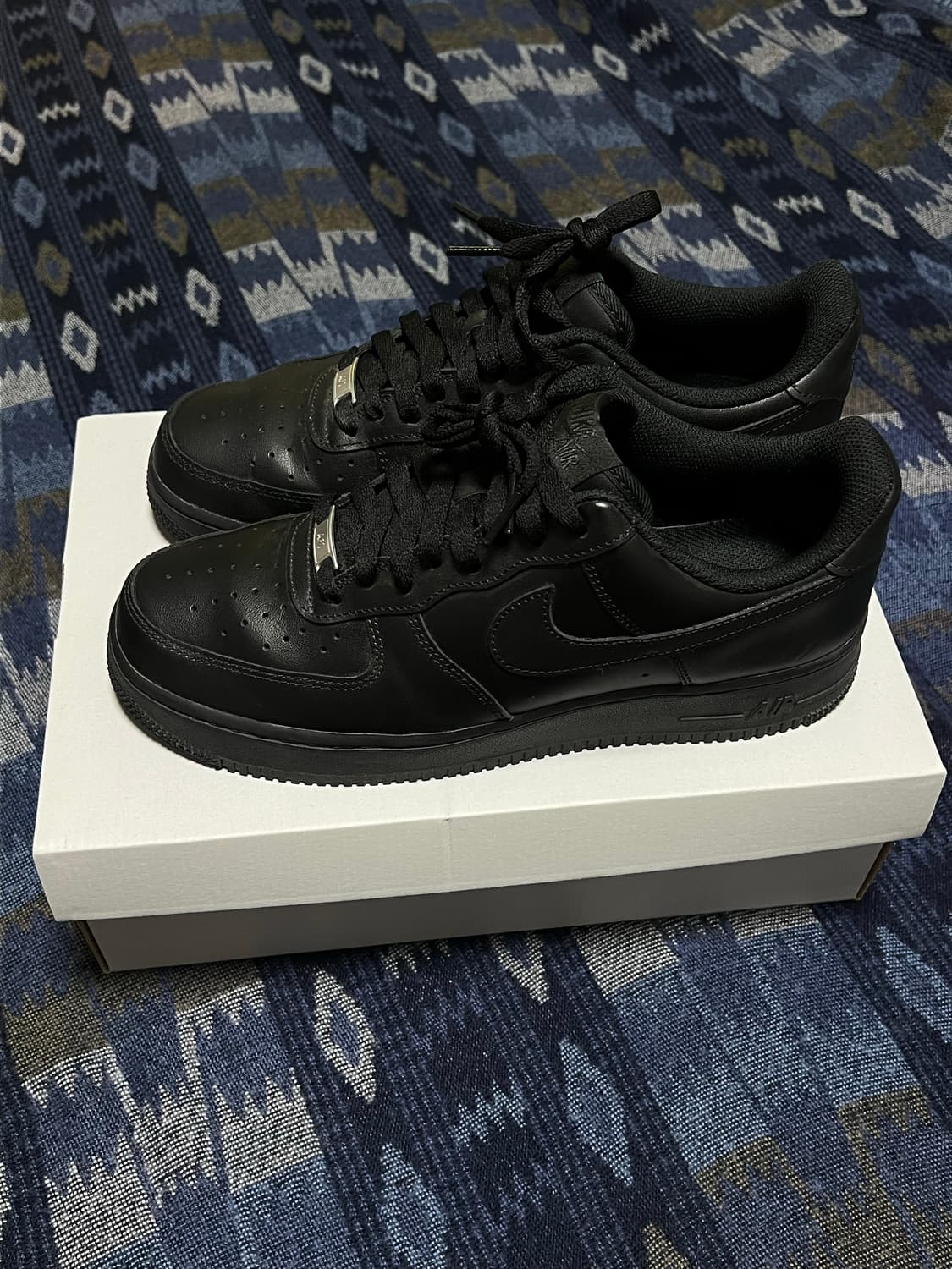 Nike Air Force 1 '07 Low Triple Black 상품이미지3