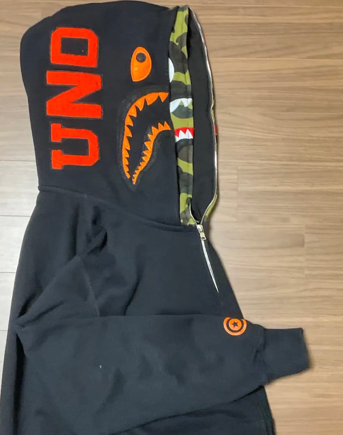 베이프 더블 샤크 후드집업 녹계 황계 청계 흑계(급처 상품이미지1