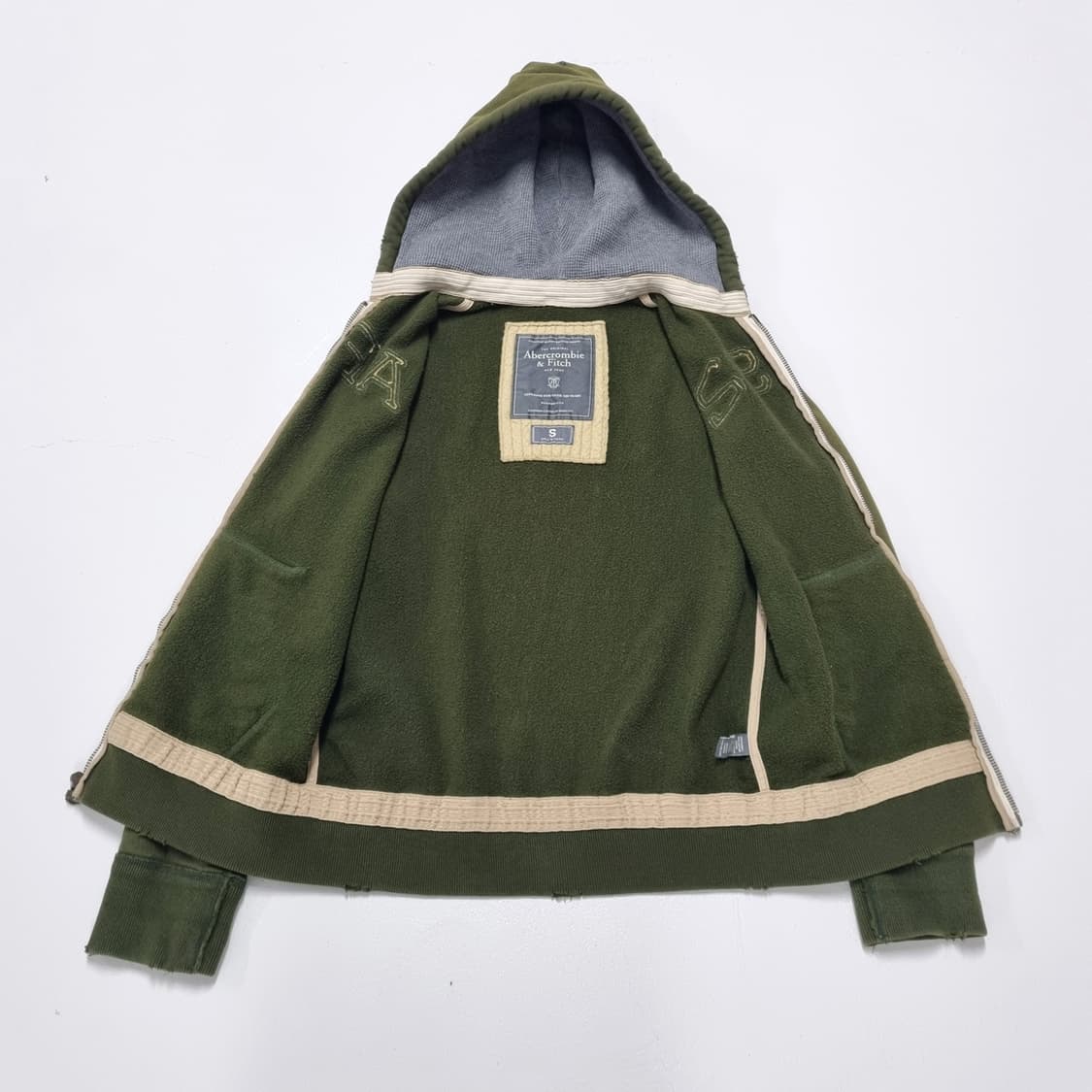 빈티지 아베크롬비 디스트로이드 선페이드 후디 - S 상품이미지10