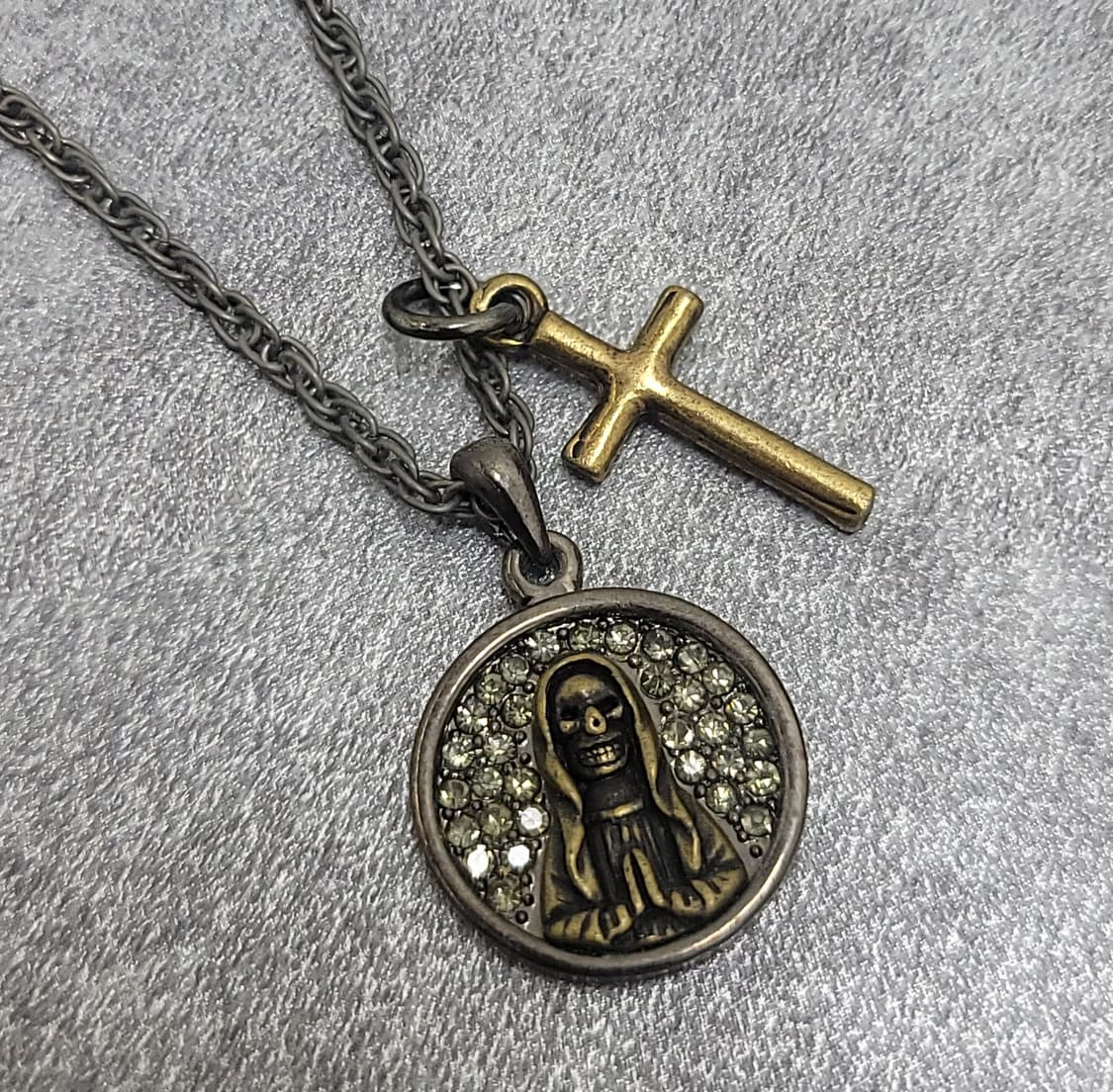 Cross Skull 빈티지목걸이 상품이미지2