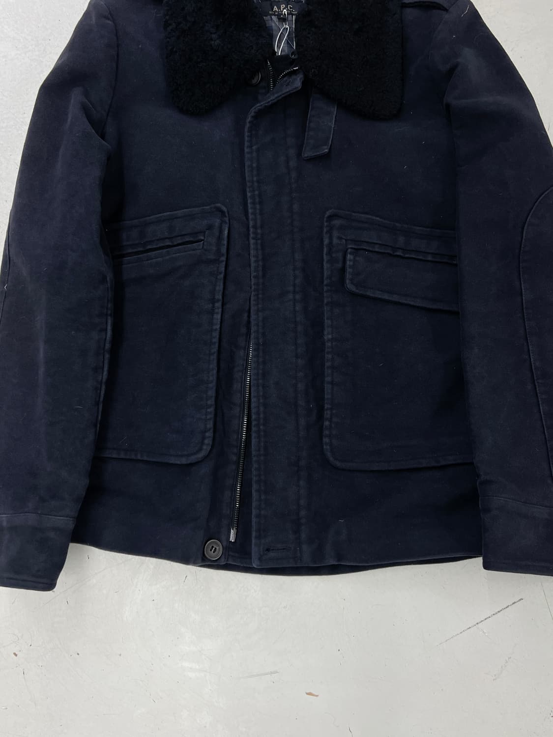아페쎄 몰스킨 자켓 봄버  상품이미지5