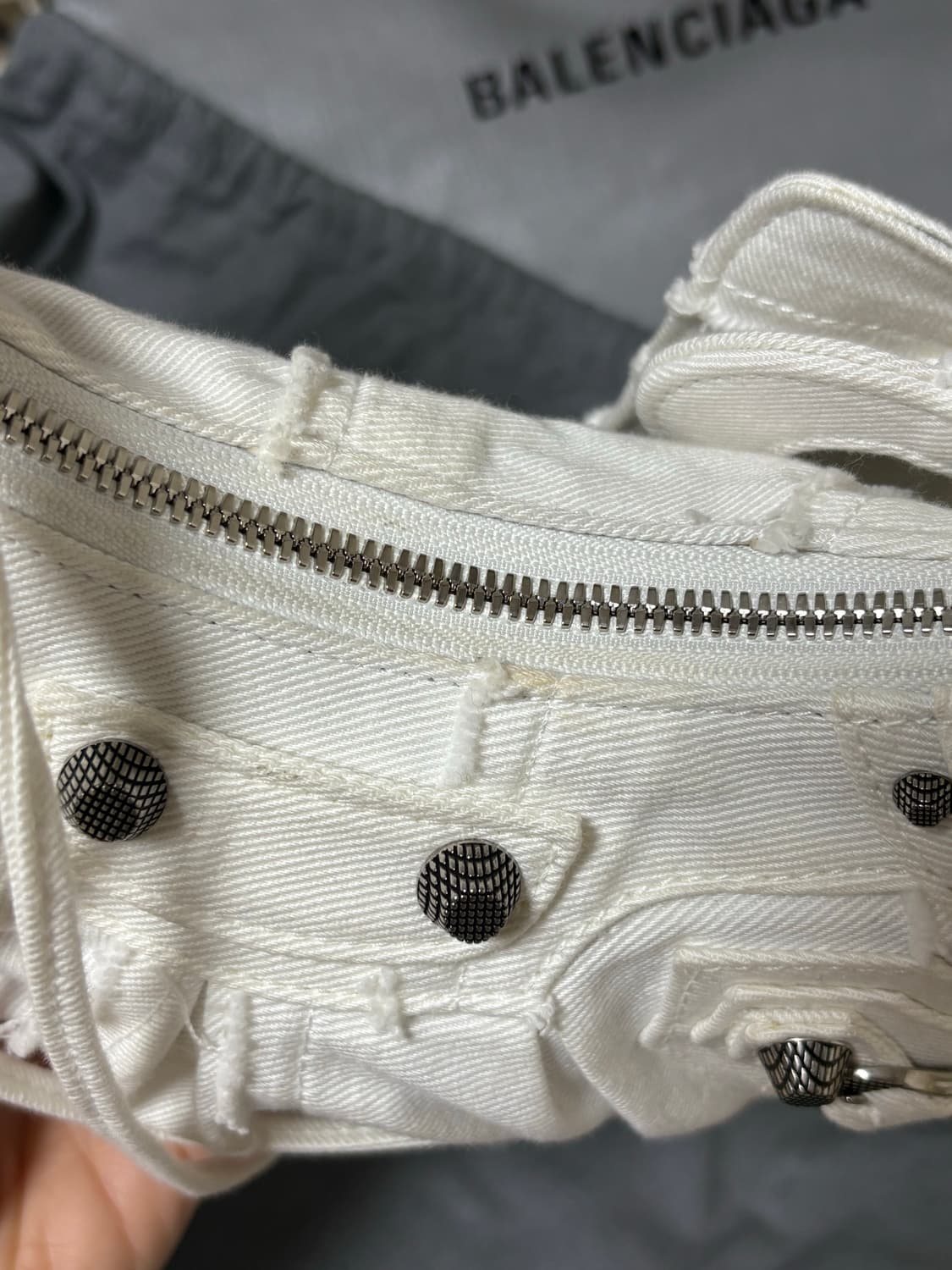 발렌시아가 르카골 xs 데님 화이트 상품이미지3