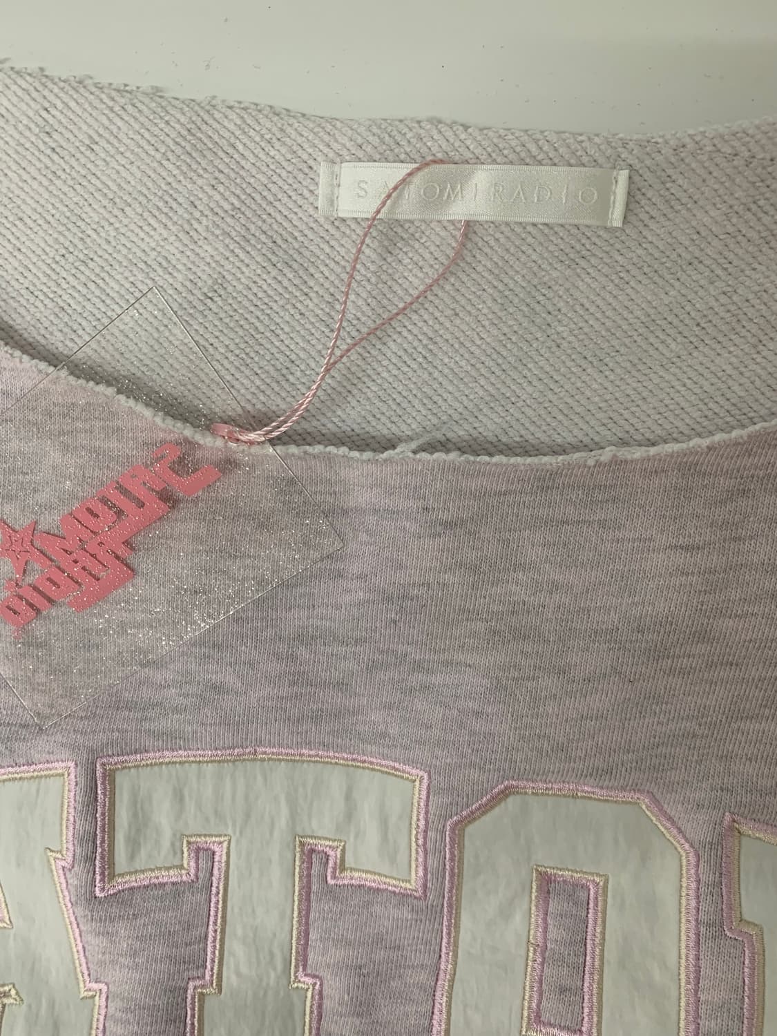 One-shoulder patchwork MTM PINK 상품이미지7