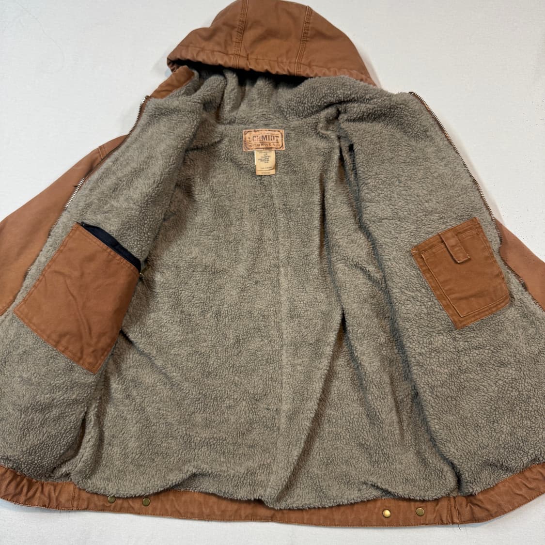 L) SCHMIDT 슈미트 워크웨어 액티브 자켓 브라운 상품이미지5