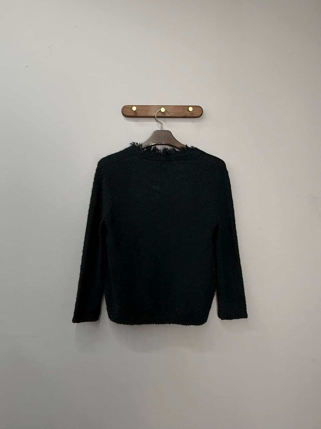 DKNY 숄카라 블랙 가디건 H1427 상품이미지4