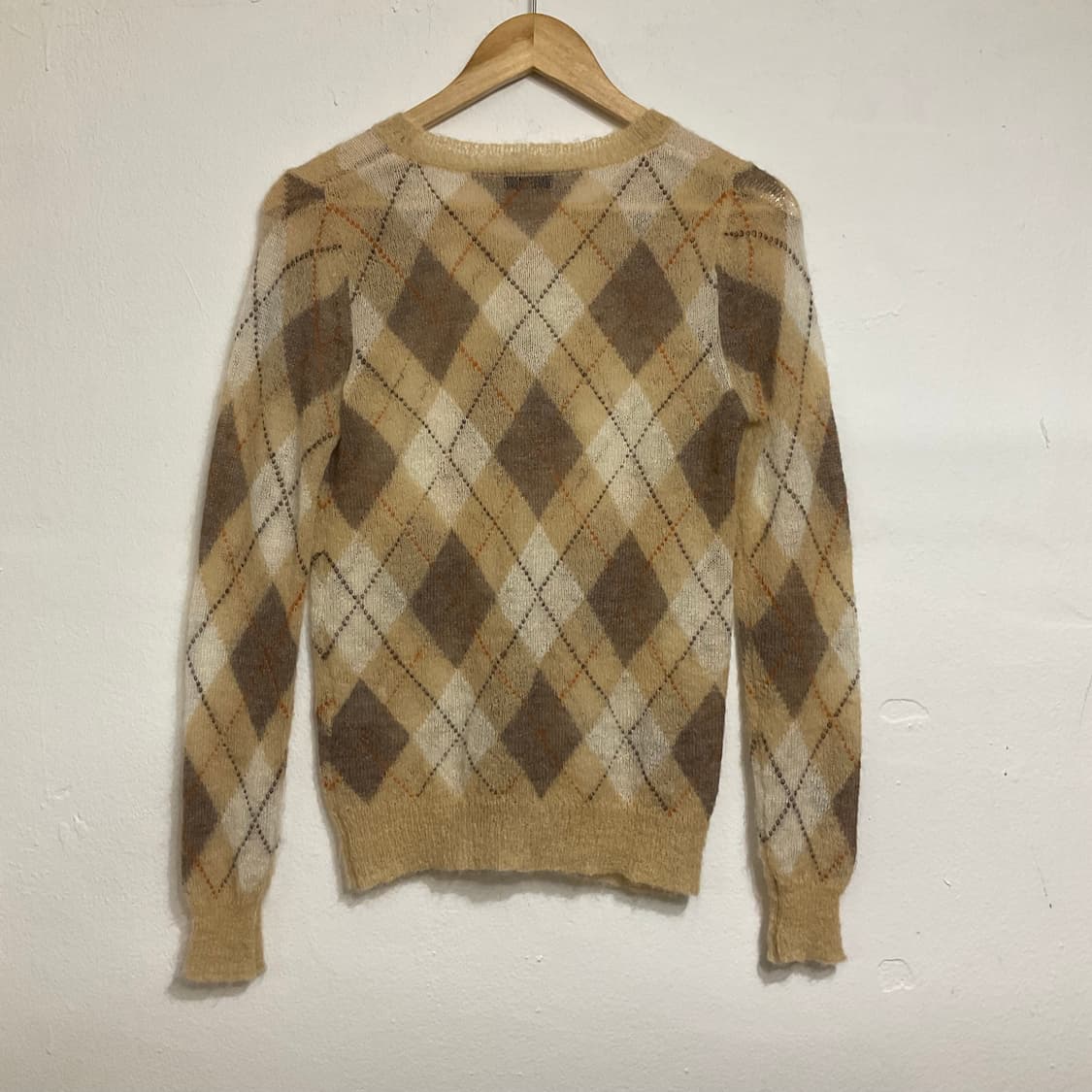 저널 스탠다드 로우게이지 아가일 카라리스 가디건 상품이미지2