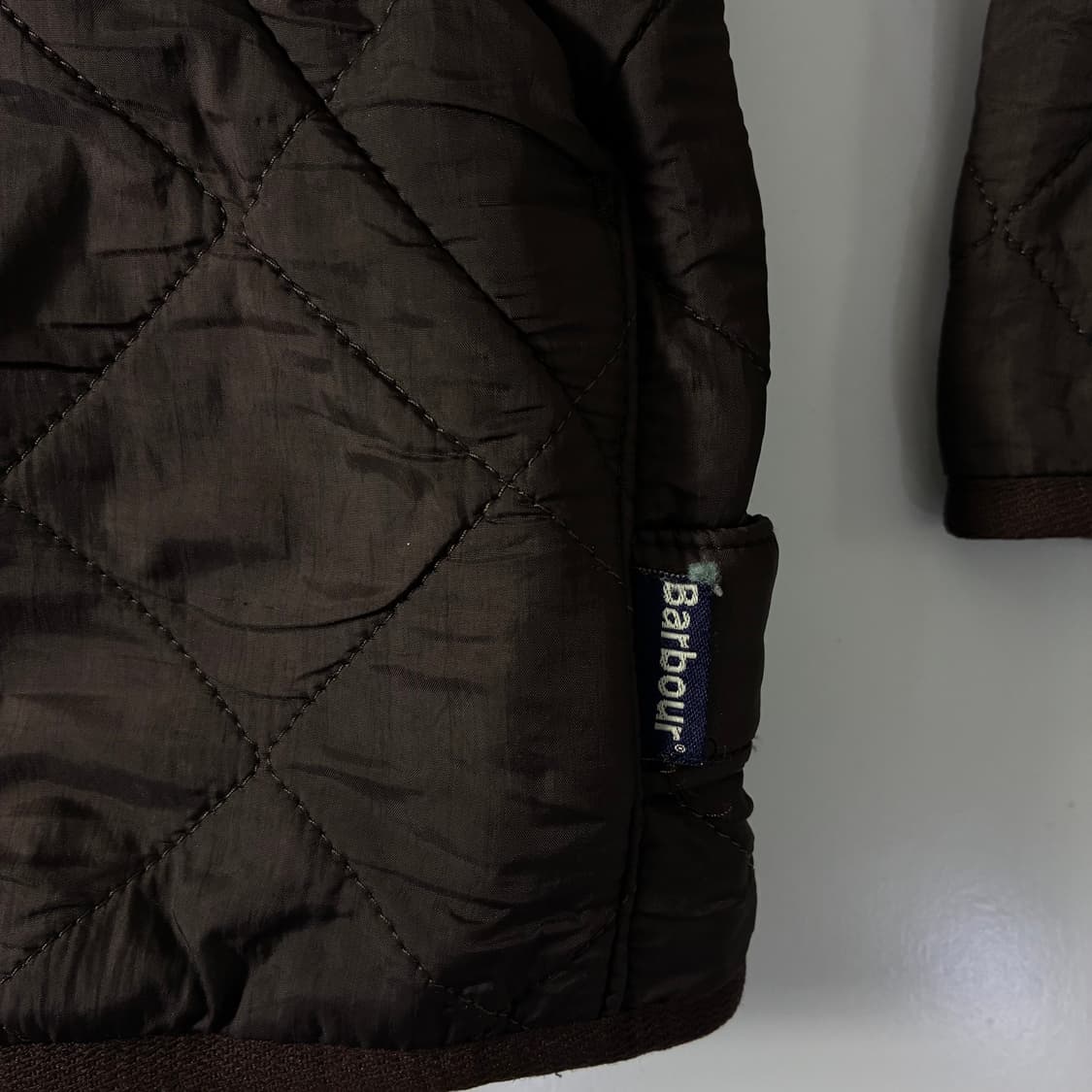 Barbour  바버 브라운 퀼팅 2-way 자켓   상품이미지6