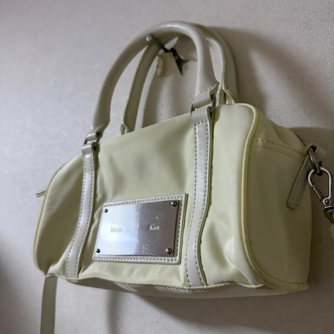 마뗑킴 베이비스포티 토트&크로스백 미니 아이보리 상품이미지2