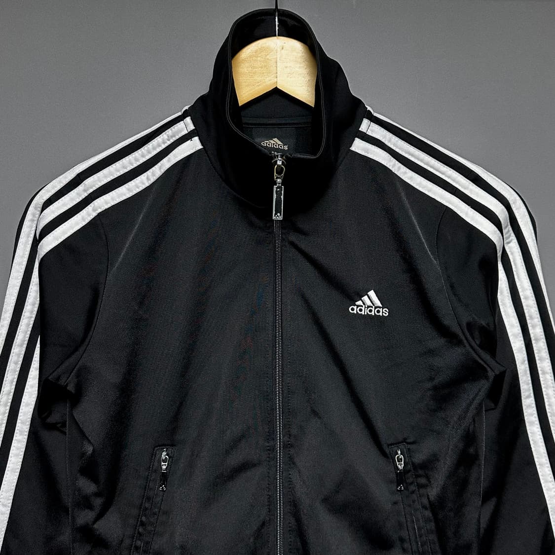 [XS]아디다스 삼선 블랙 트랙탑 져지 상품이미지2
