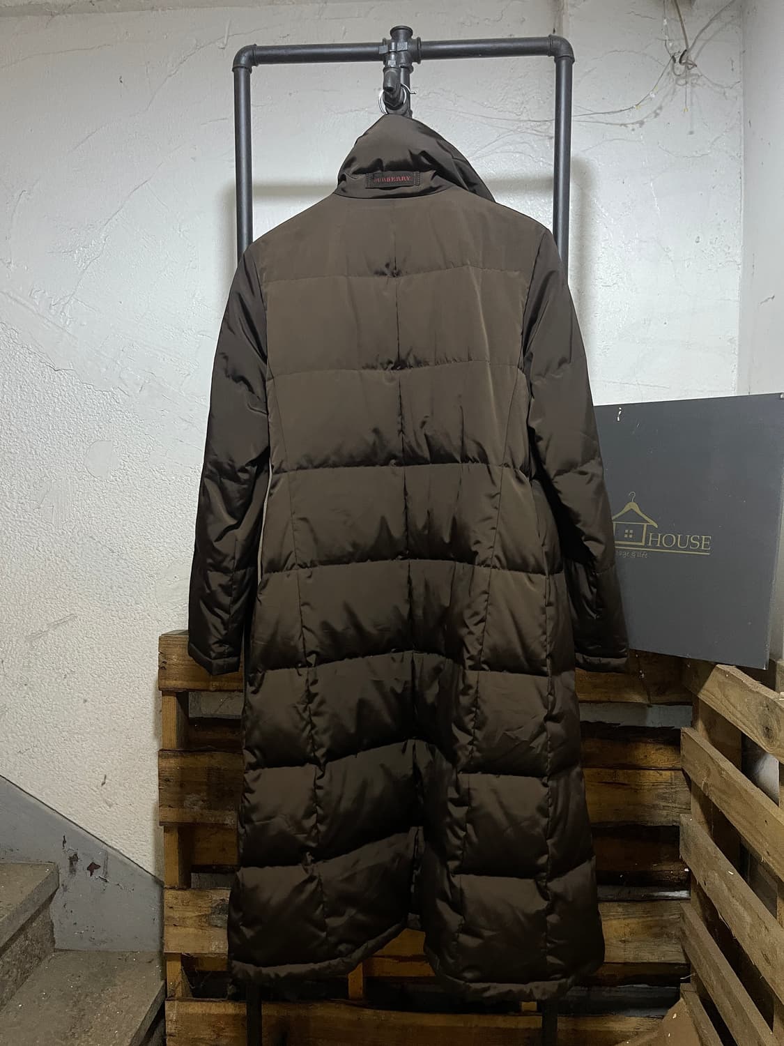 빈티지 버버리 다운 롱패딩 상품이미지3