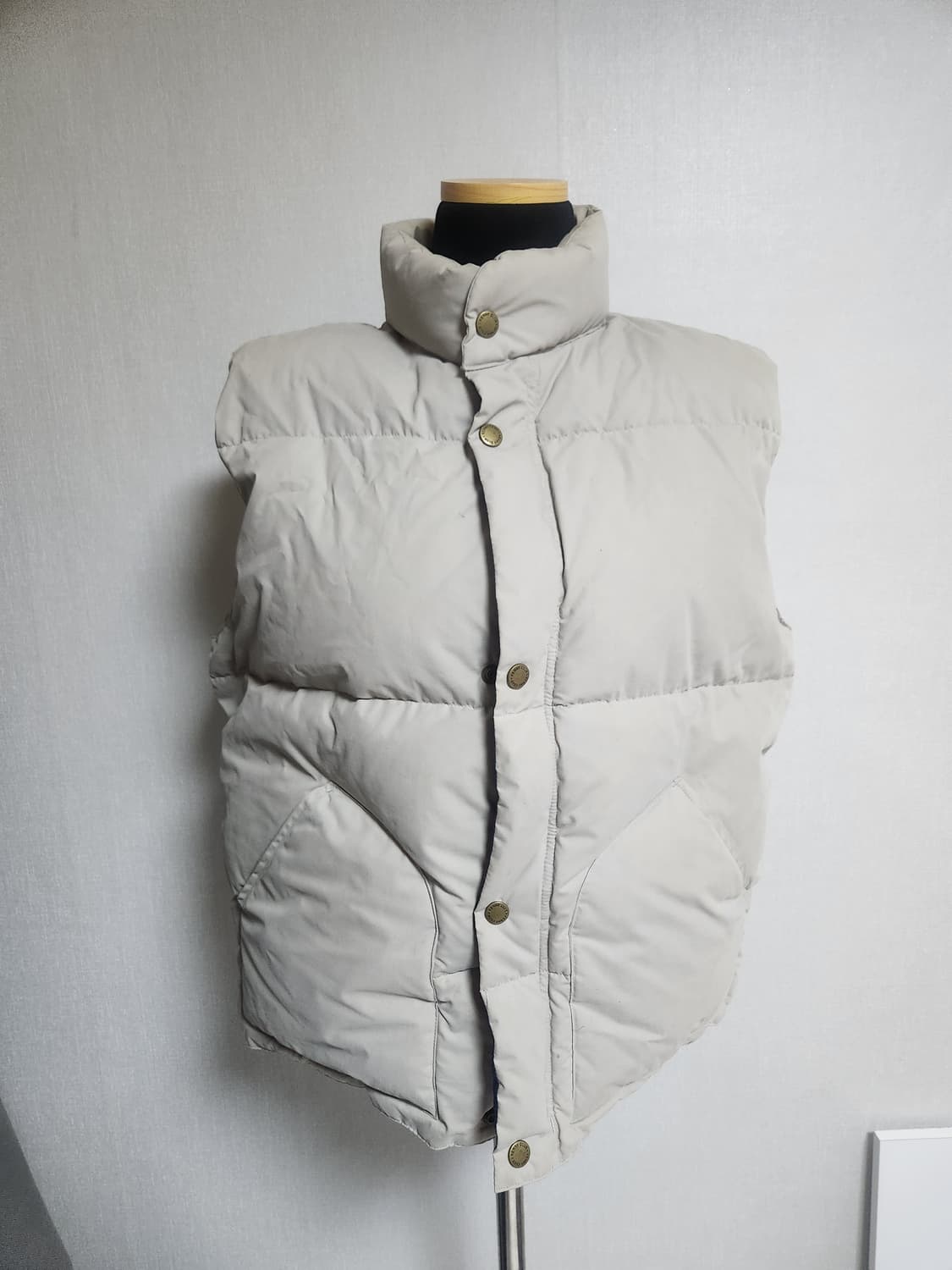 그레이 조끼패딩 상품이미지1