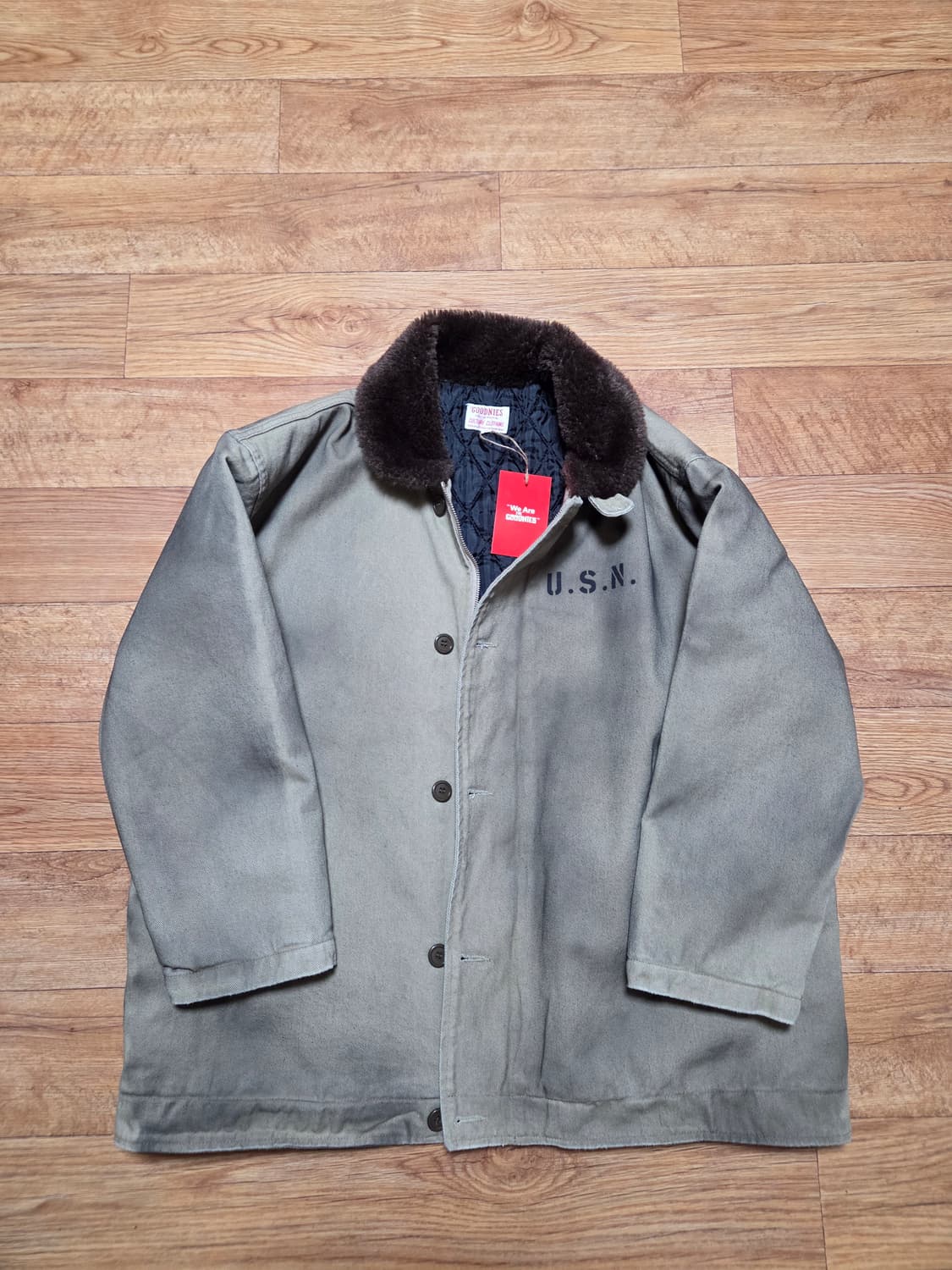굿니스 USN N-1 Deck Coat 덱자켓 상품이미지4