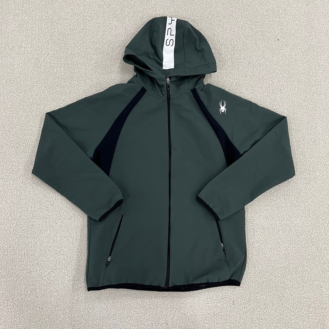 실측확인 스파이더 후드 집업 자켓 0203M1 상품이미지1