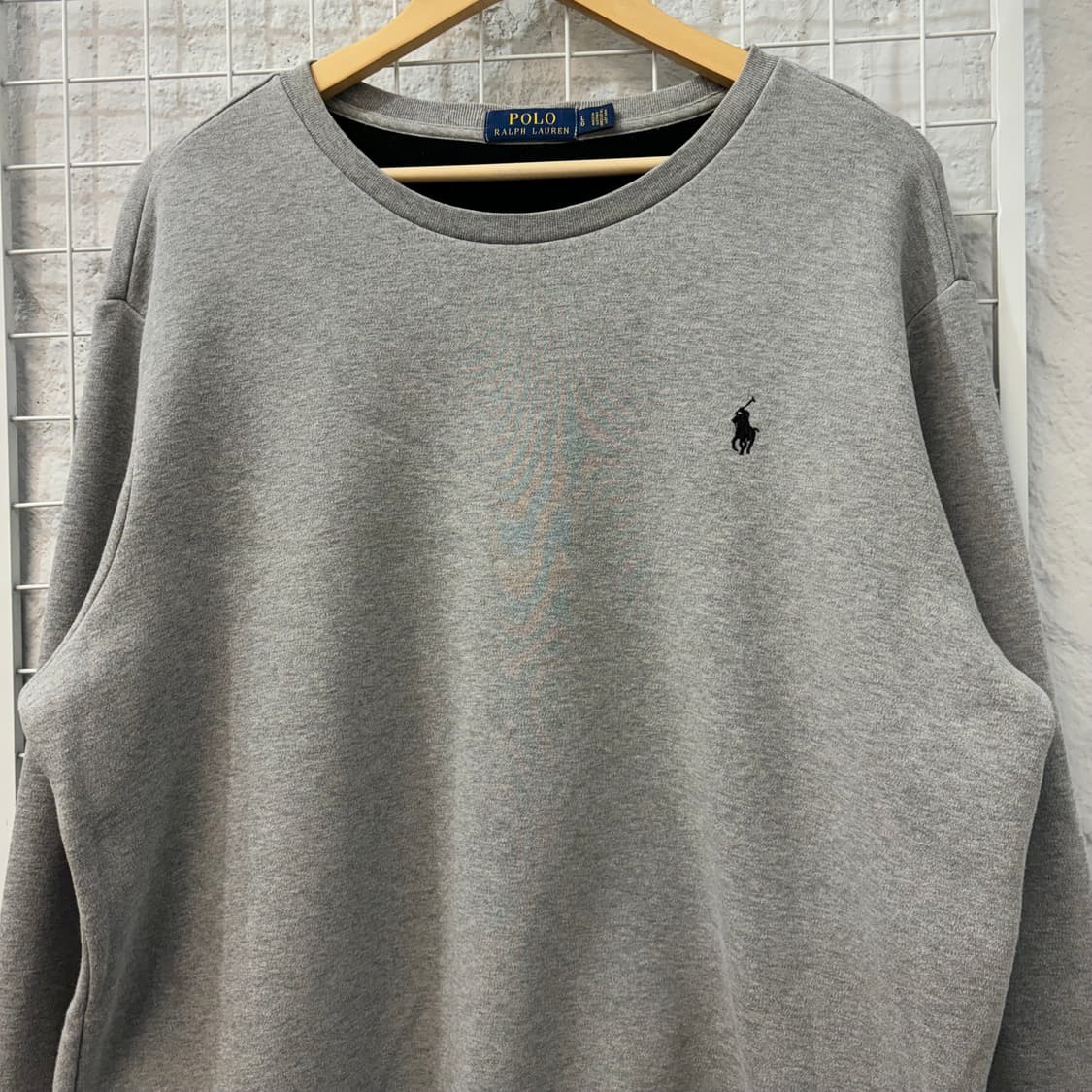 폴로 랄프 로렌 베이직 그레이 스웻셔츠 L 상품이미지3