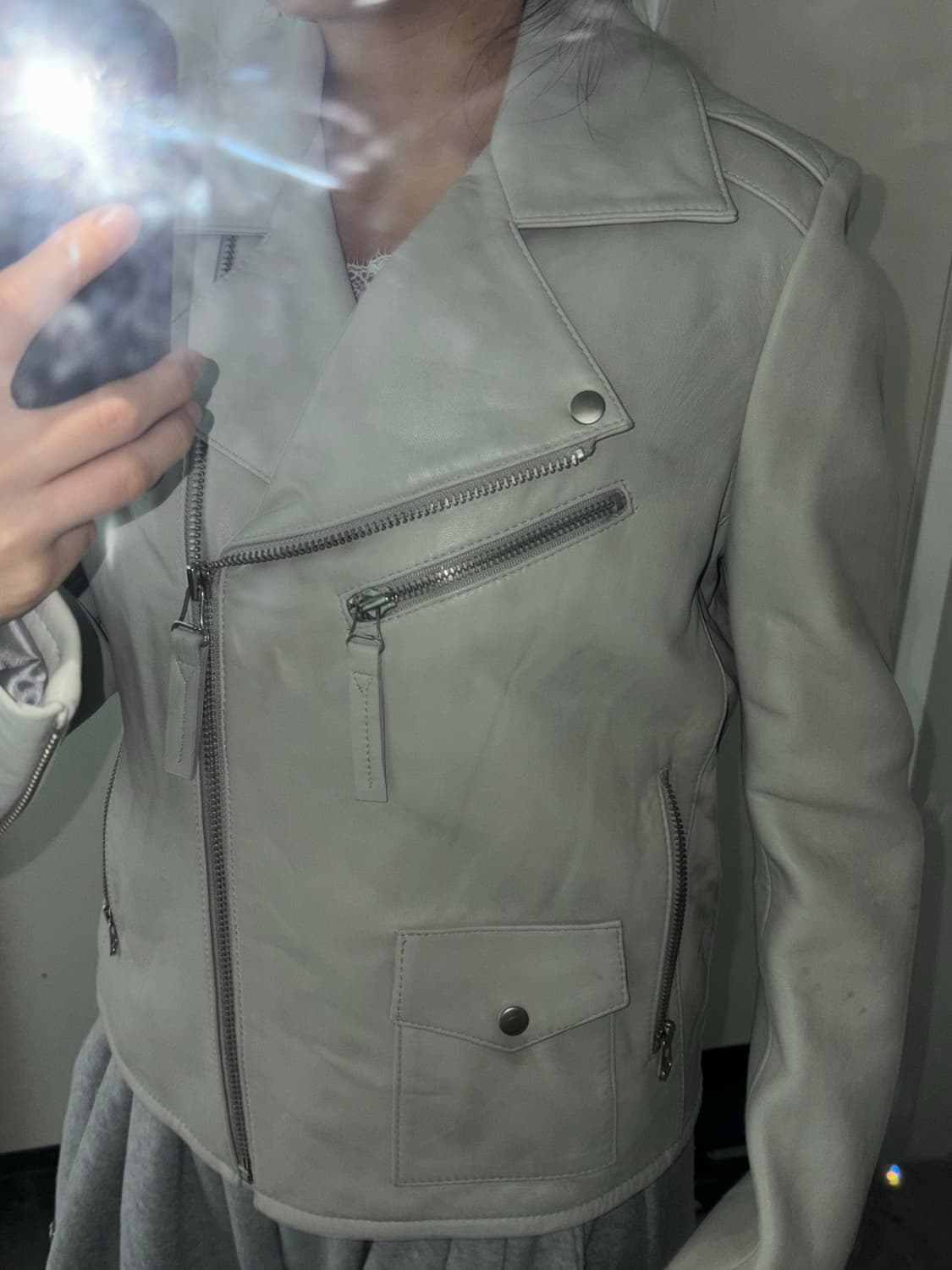 vintage leather jacket 상품이미지1