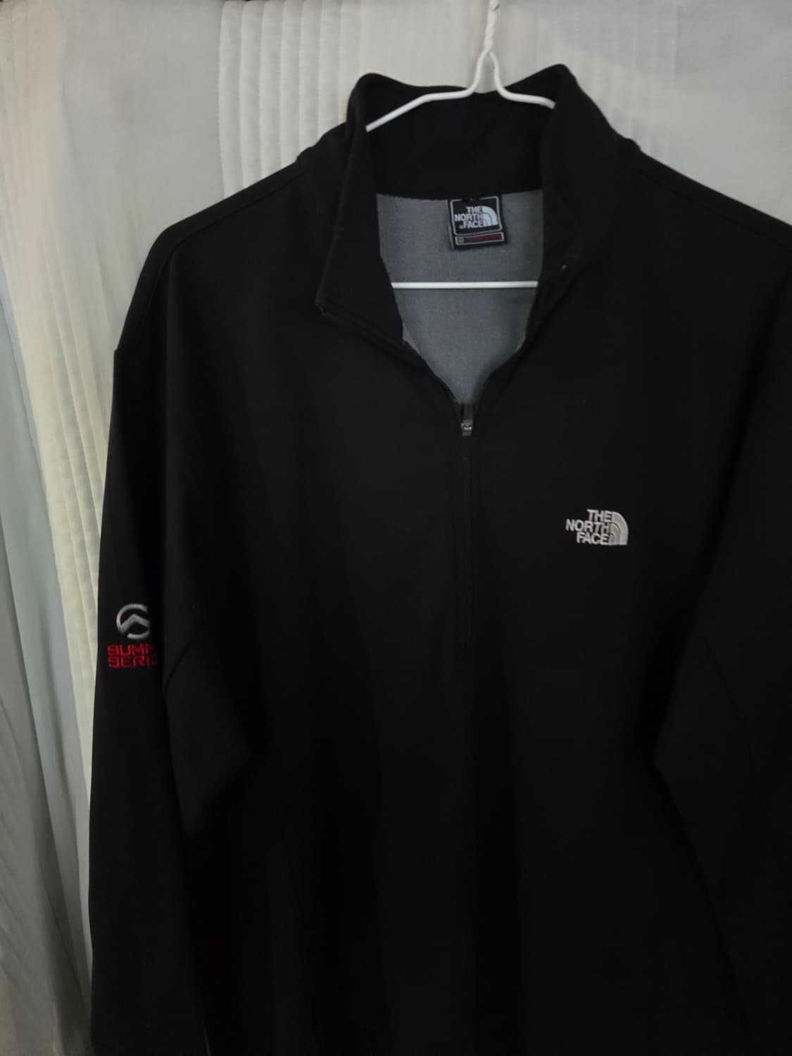 노스페이스 써미트 검정 반집업 상품이미지1