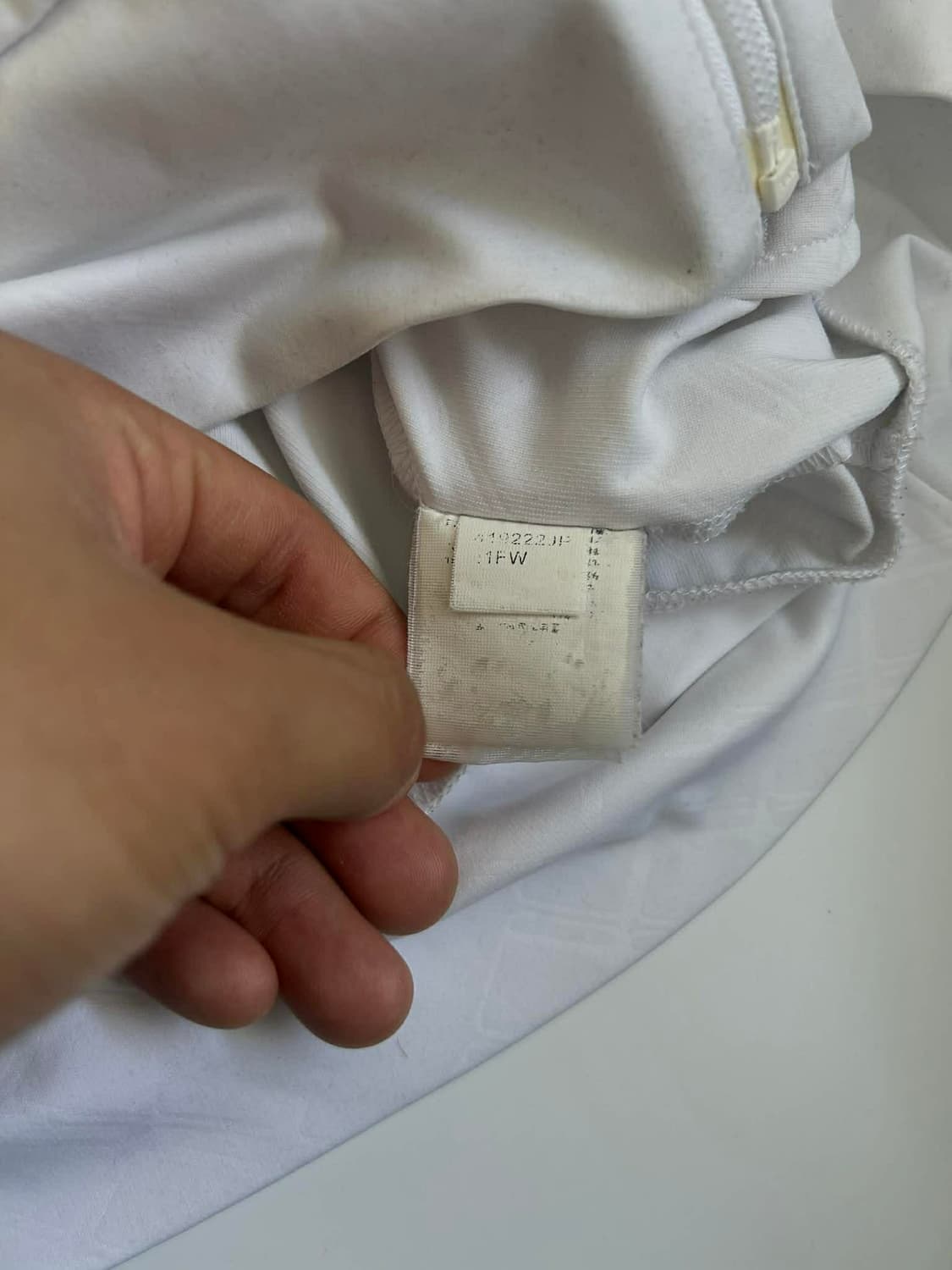 [M] 오클리 스컬 비대칭 화이트 러닝 집업 트레이닝 탑 져지 상품이미지4