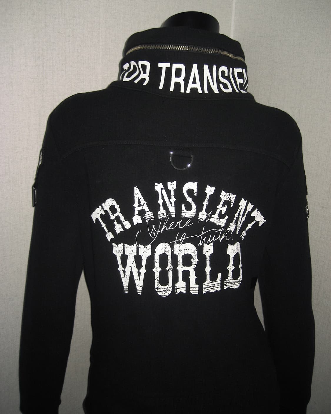 하이넥 펑크 레터링 집업 상품이미지10