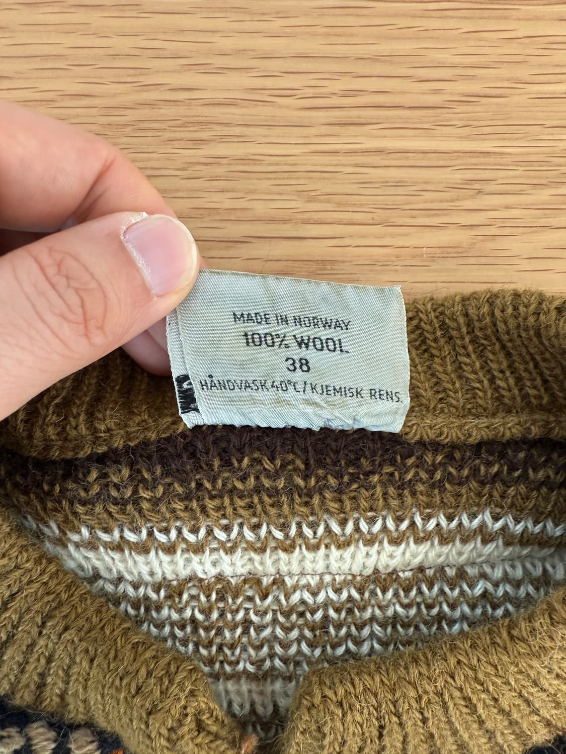 MADE IN NORWAY 울 가디건 상품이미지8