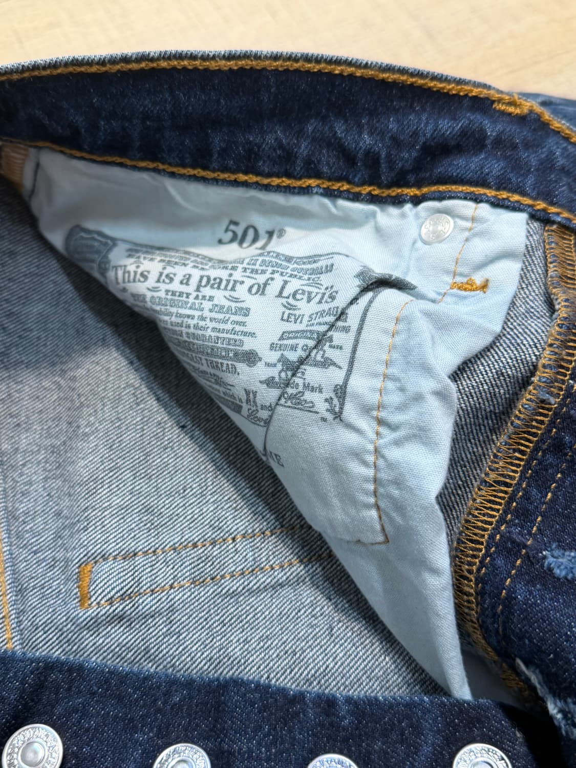 리바이스 501 데님 상품이미지3